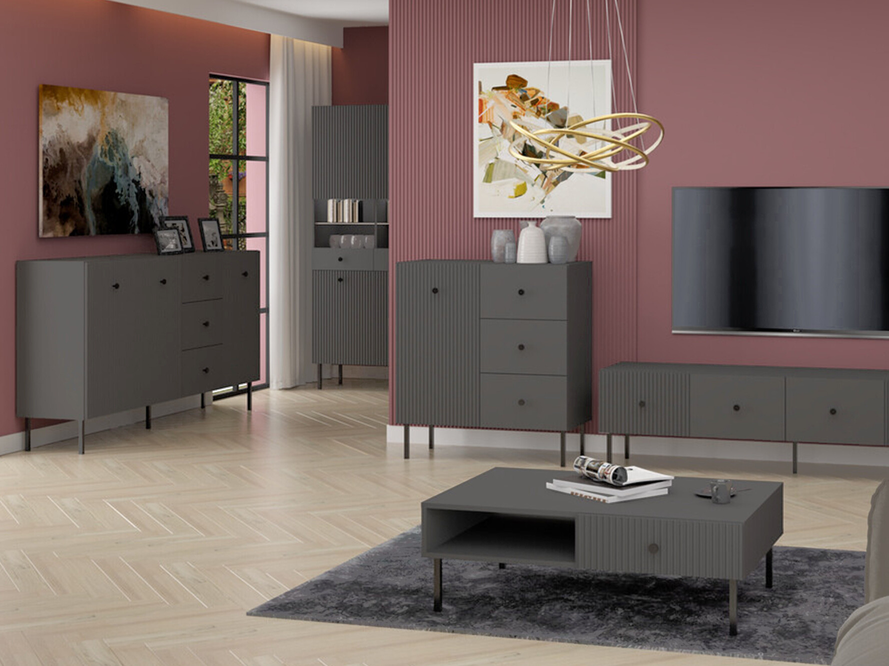 Cómoda Etliva 102 (Antracita)