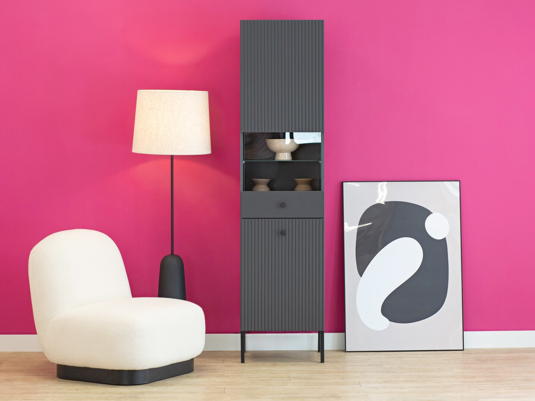 Estantería Etliva 107 (Antracita)