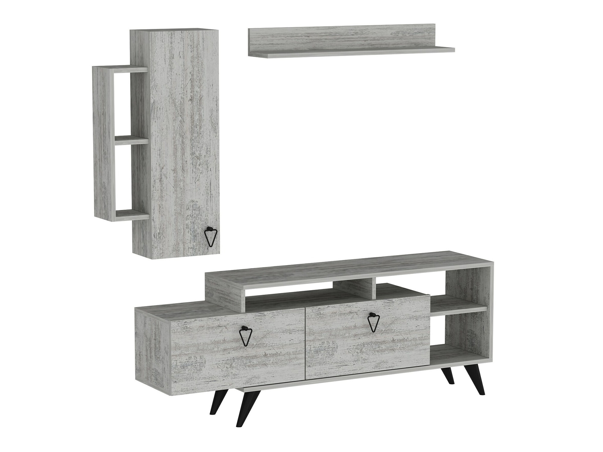 Conjunto de salón Kailua 2294 (Gris)