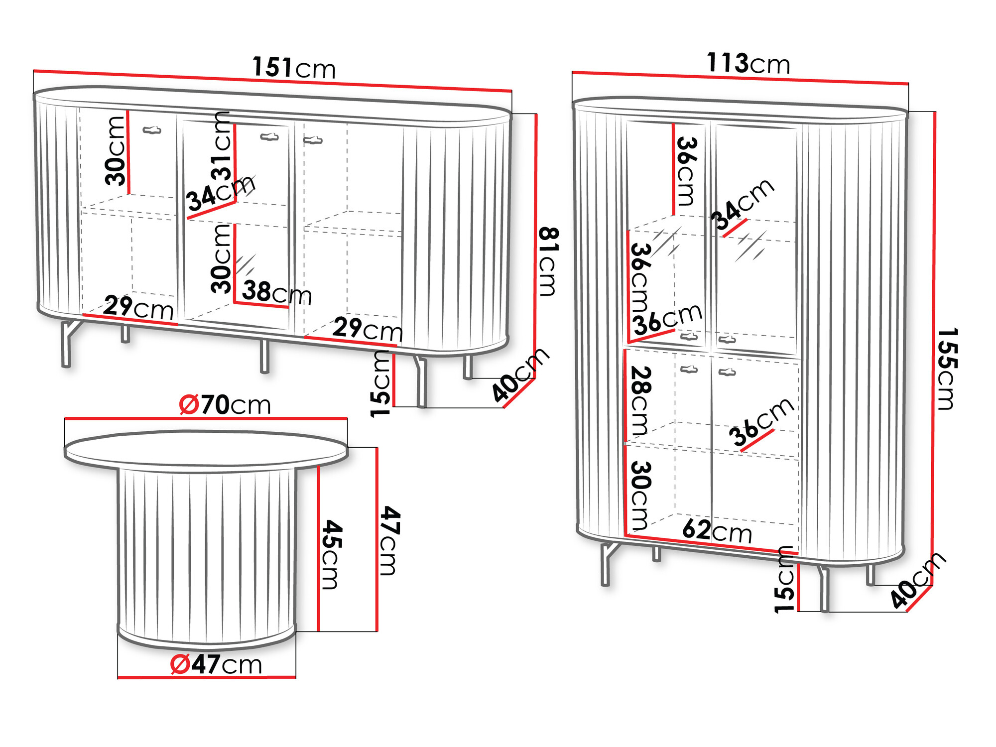 Conjunto de salón Novmono 120