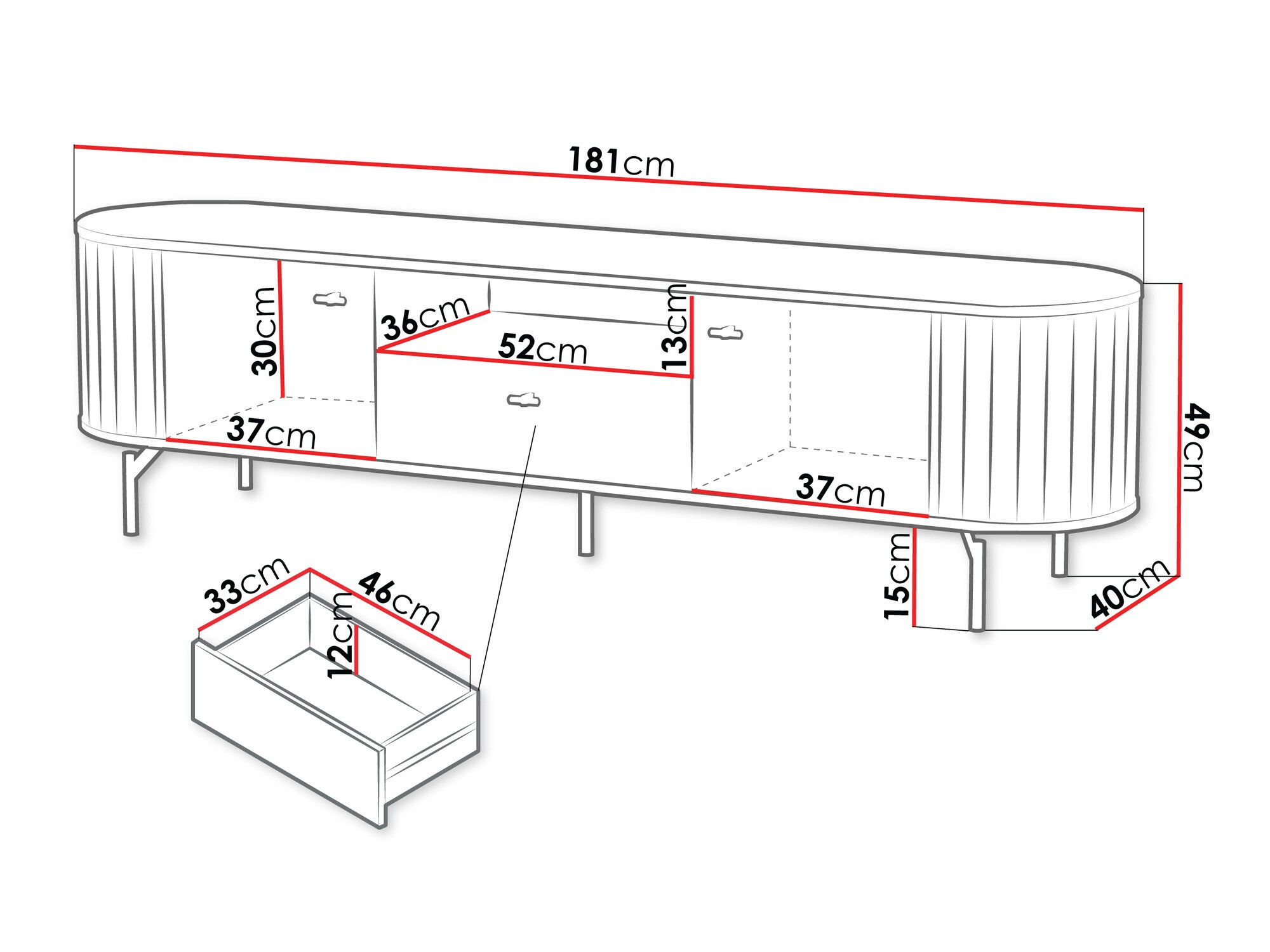 Mueble TV Novmono 116