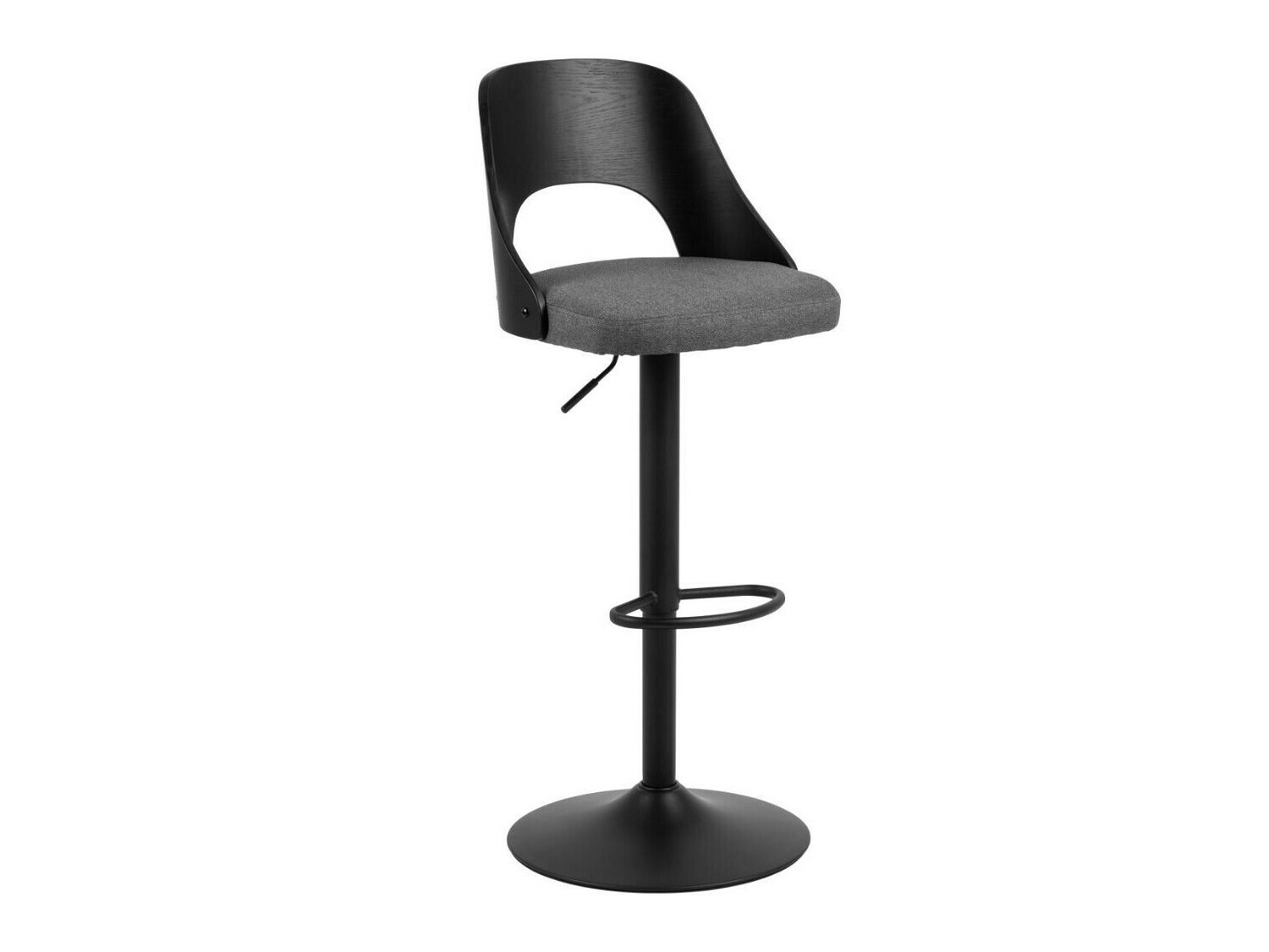 Taburete alto Norsica 606 (Gris + Negro)