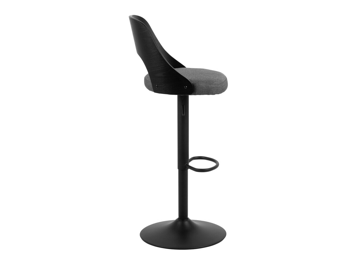 Taburete alto Norsica 606 (Gris + Negro)