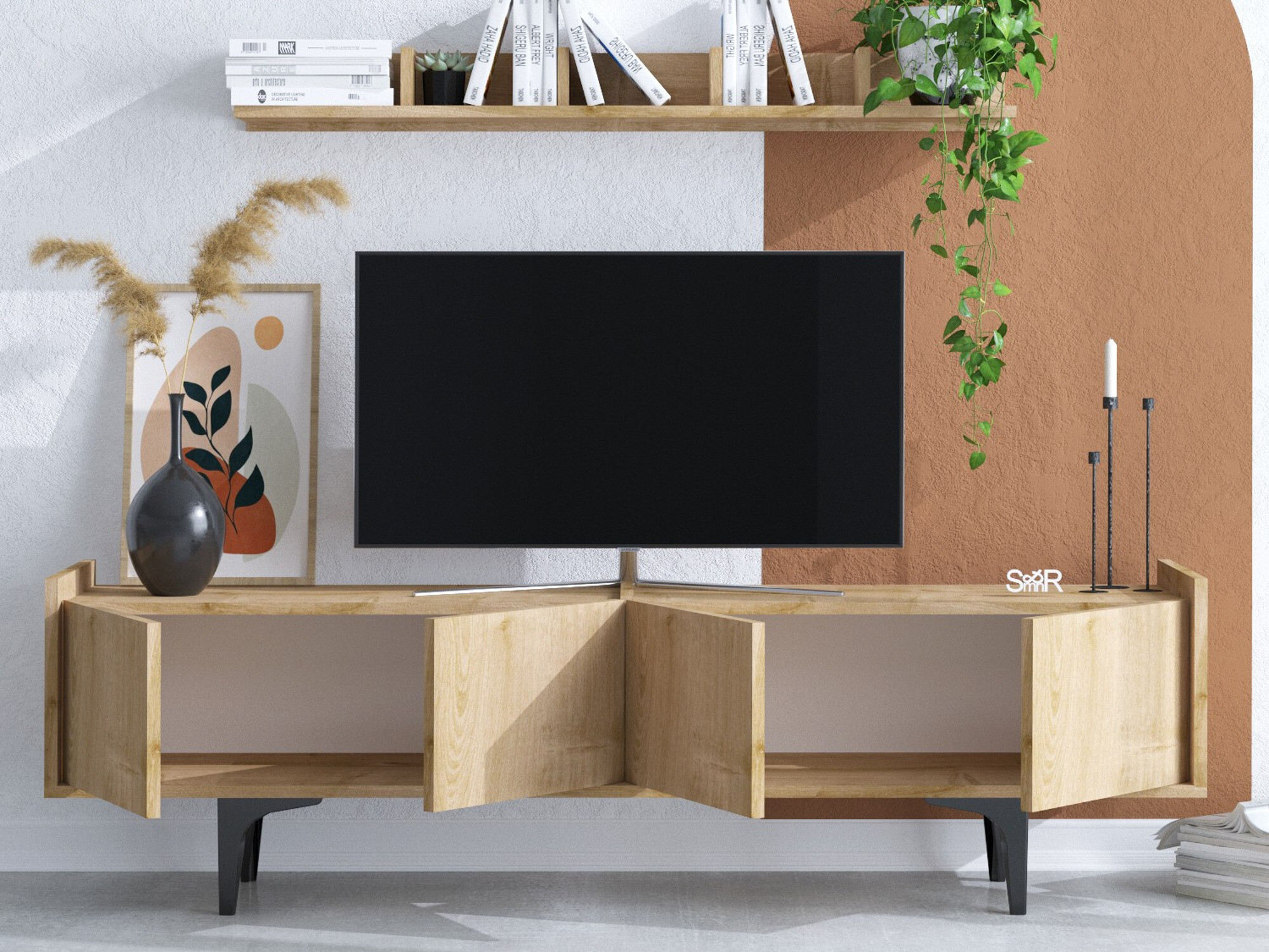 Conjunto de salón Sonliro 134 (Roble)