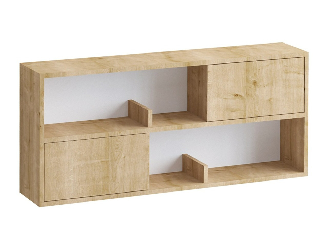 Estantería de pared Sonliro 147 (Roble)