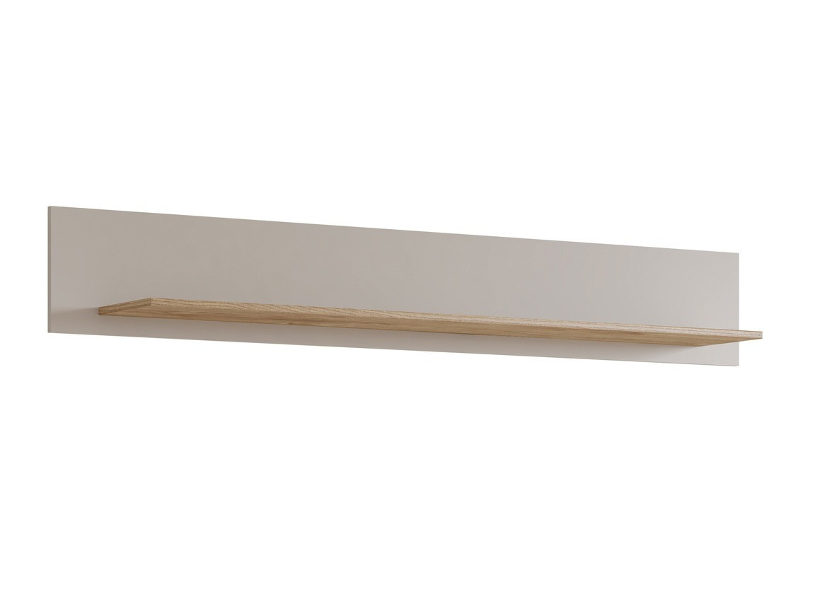 Estantería de pared Sovera 100 (Roble dorado + Cachemira)