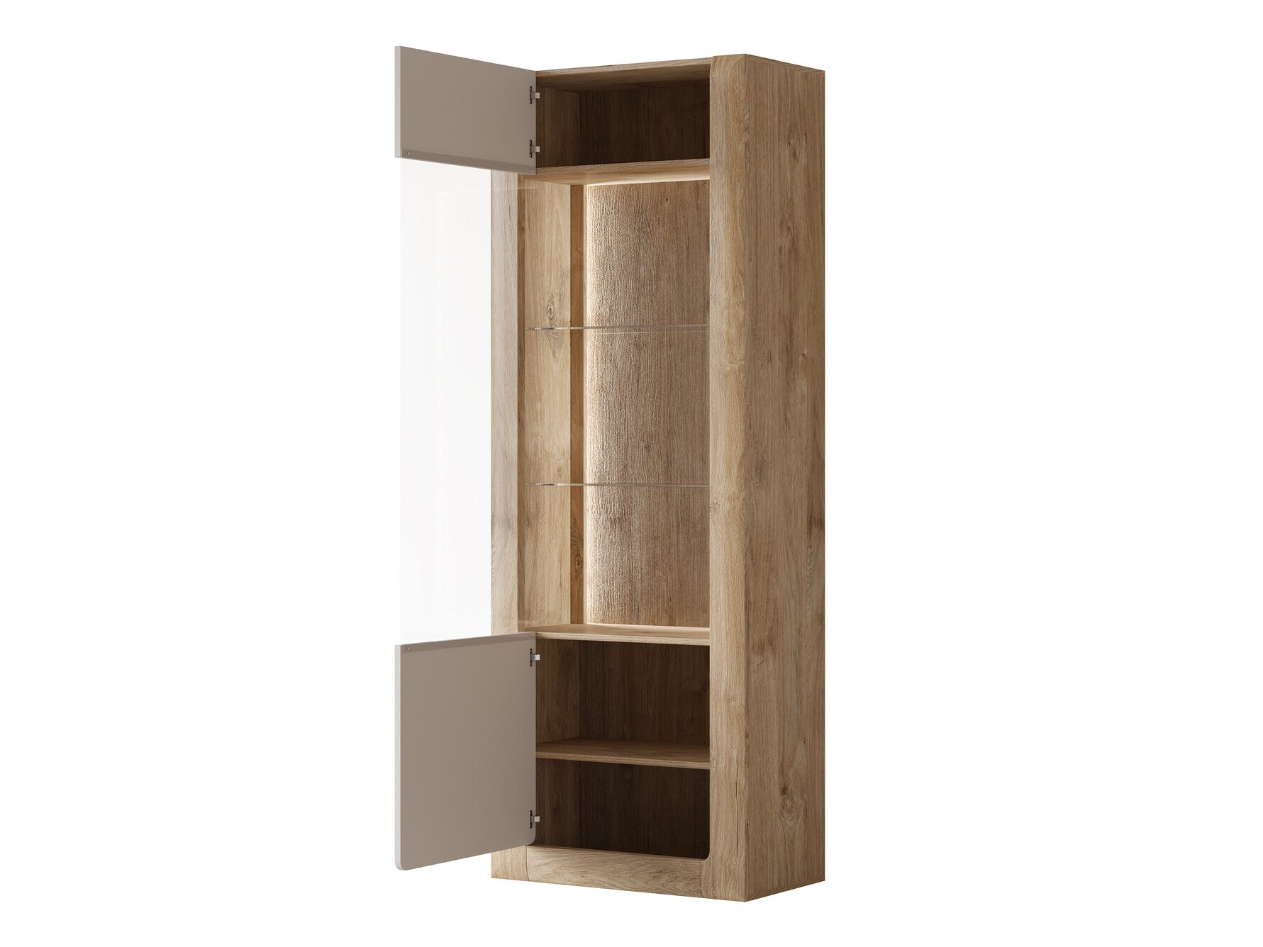 Estantería Sovera 101 (Roble dorado + Cachemira)