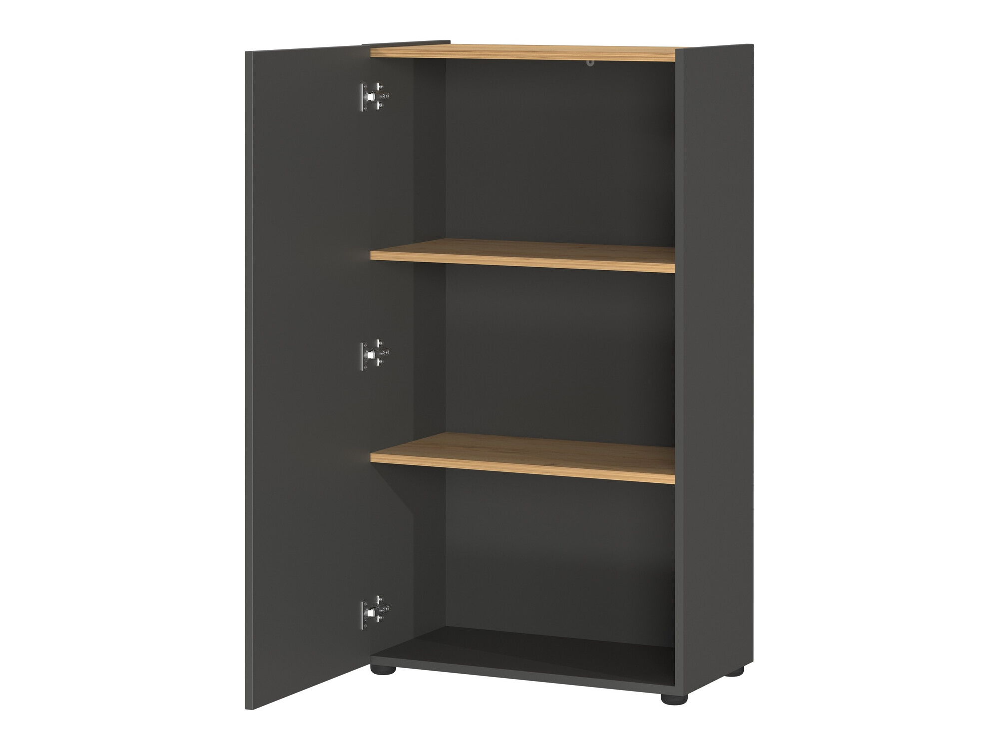 Aparador Evarsoa 103 (Grafito + Navarra roble)