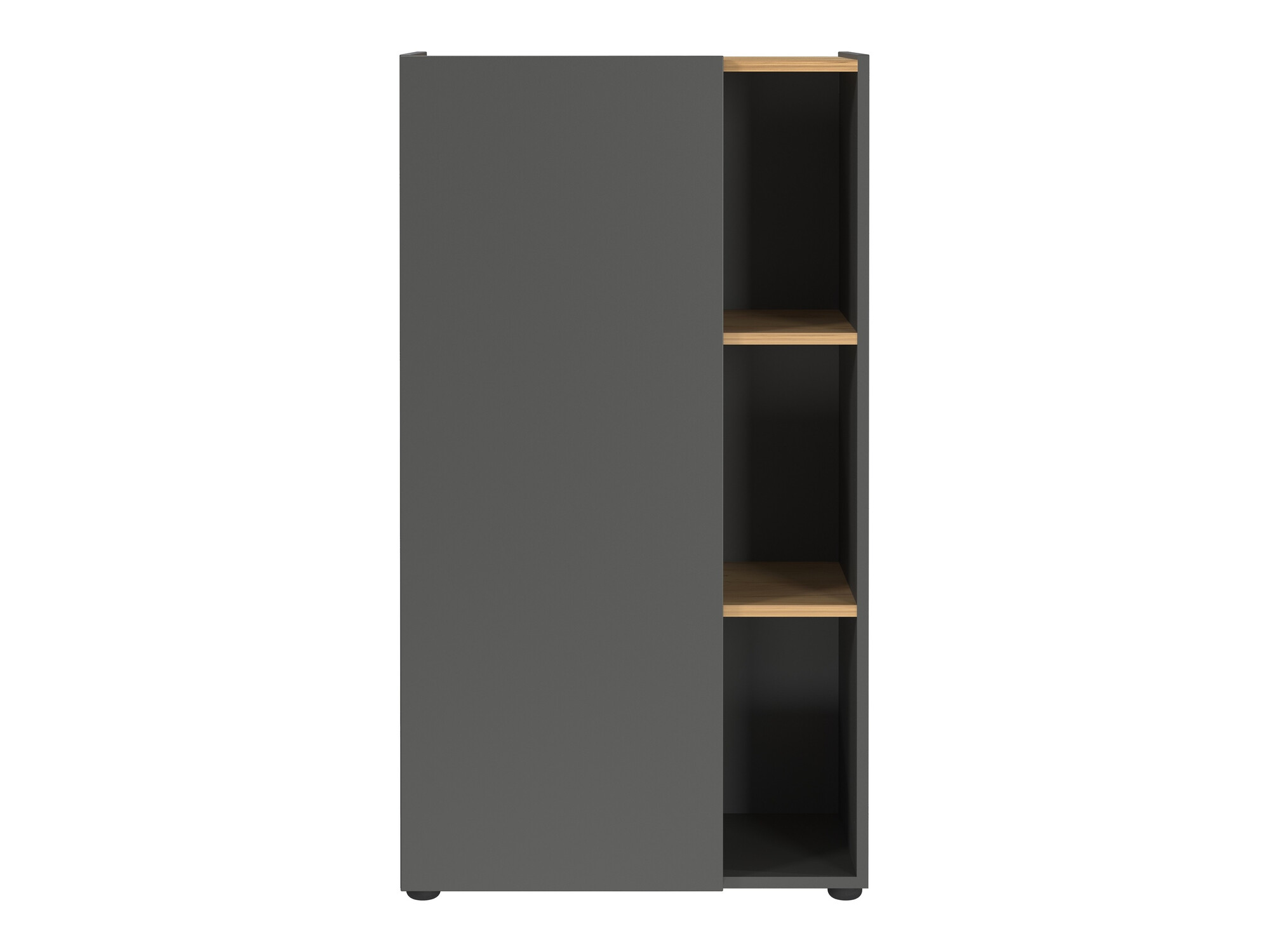 Aparador Evarsoa 103 (Grafito + Navarra roble)