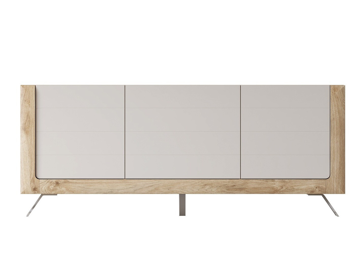 Aparador Sovera 103 (Roble dorado + Gris claro)