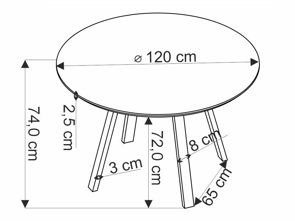 Conjunto de mesas y sillas para comedor Houston 1876