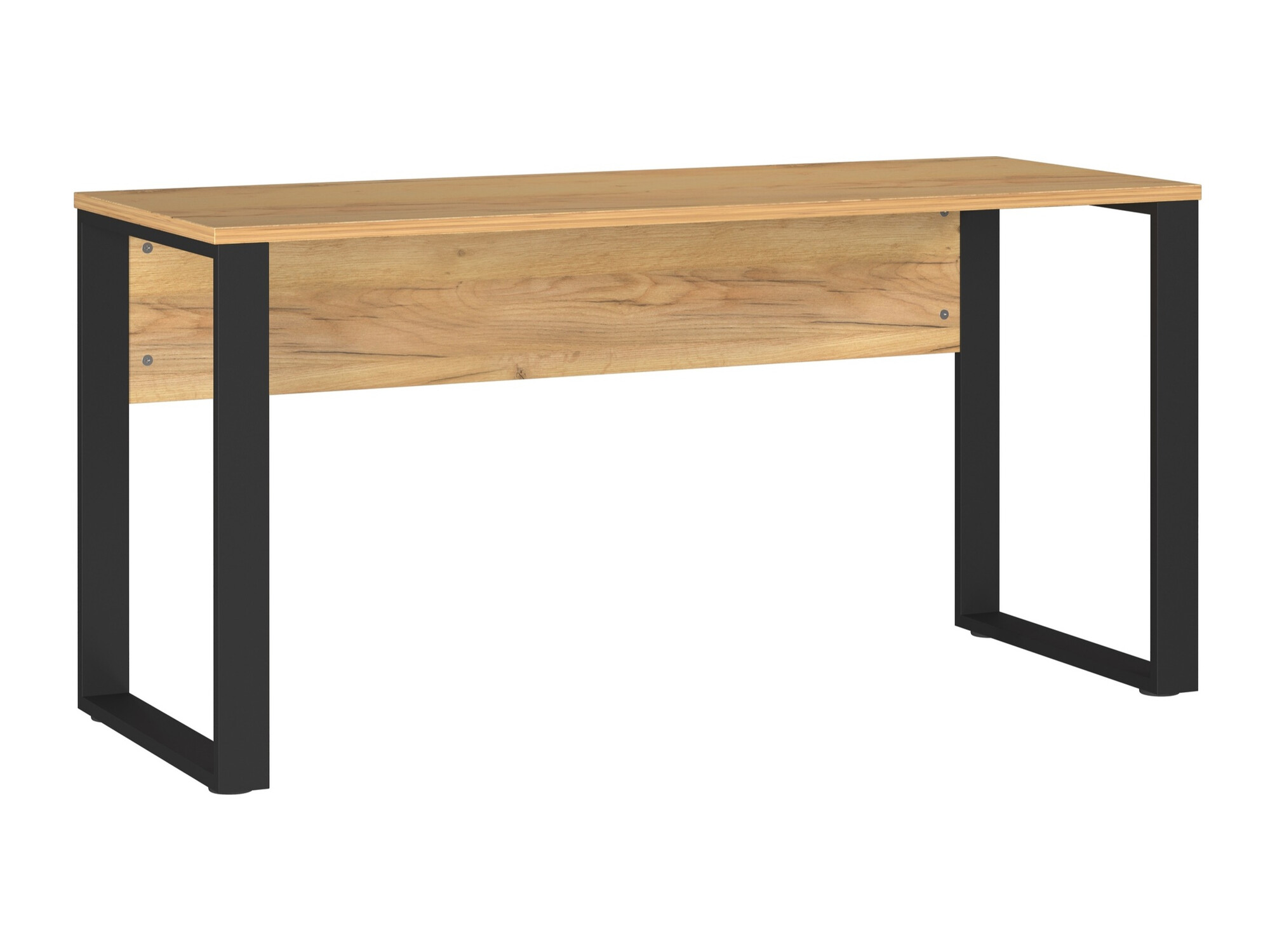 Mesa de oficina Evarsoa 100 (Navarra roble + Negro)