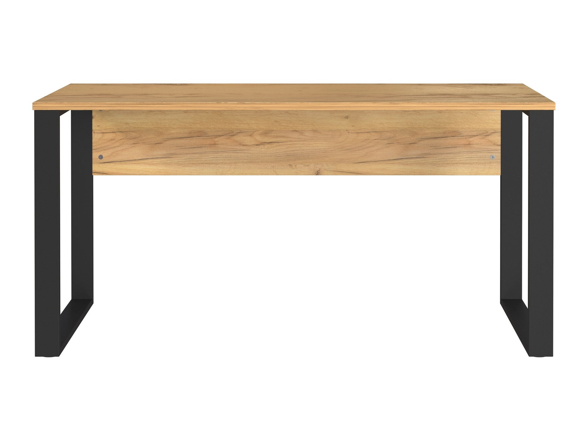 Mesa de oficina Evarsoa 100 (Navarra roble + Negro)