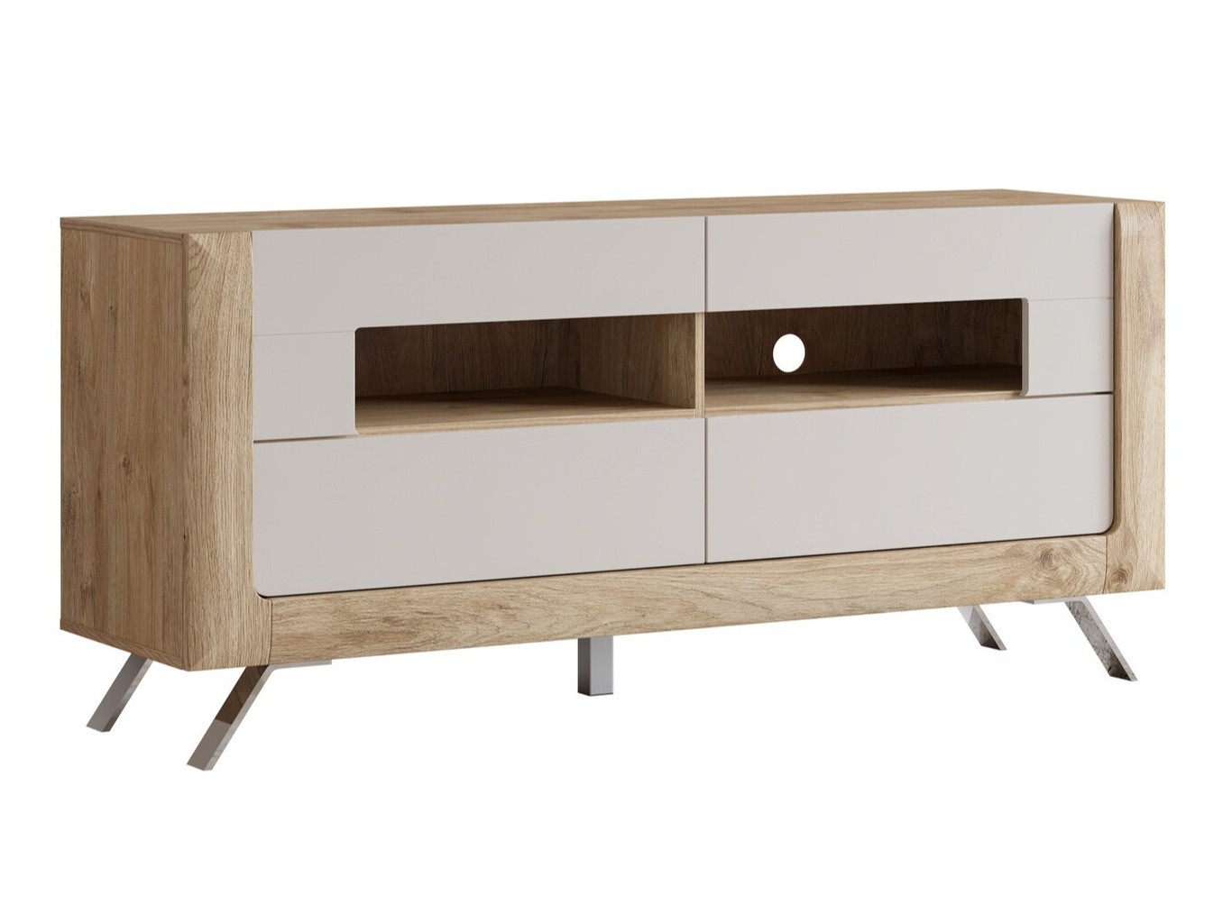 Mueble TV Sovera 105 (Roble dorado + Cachemira)