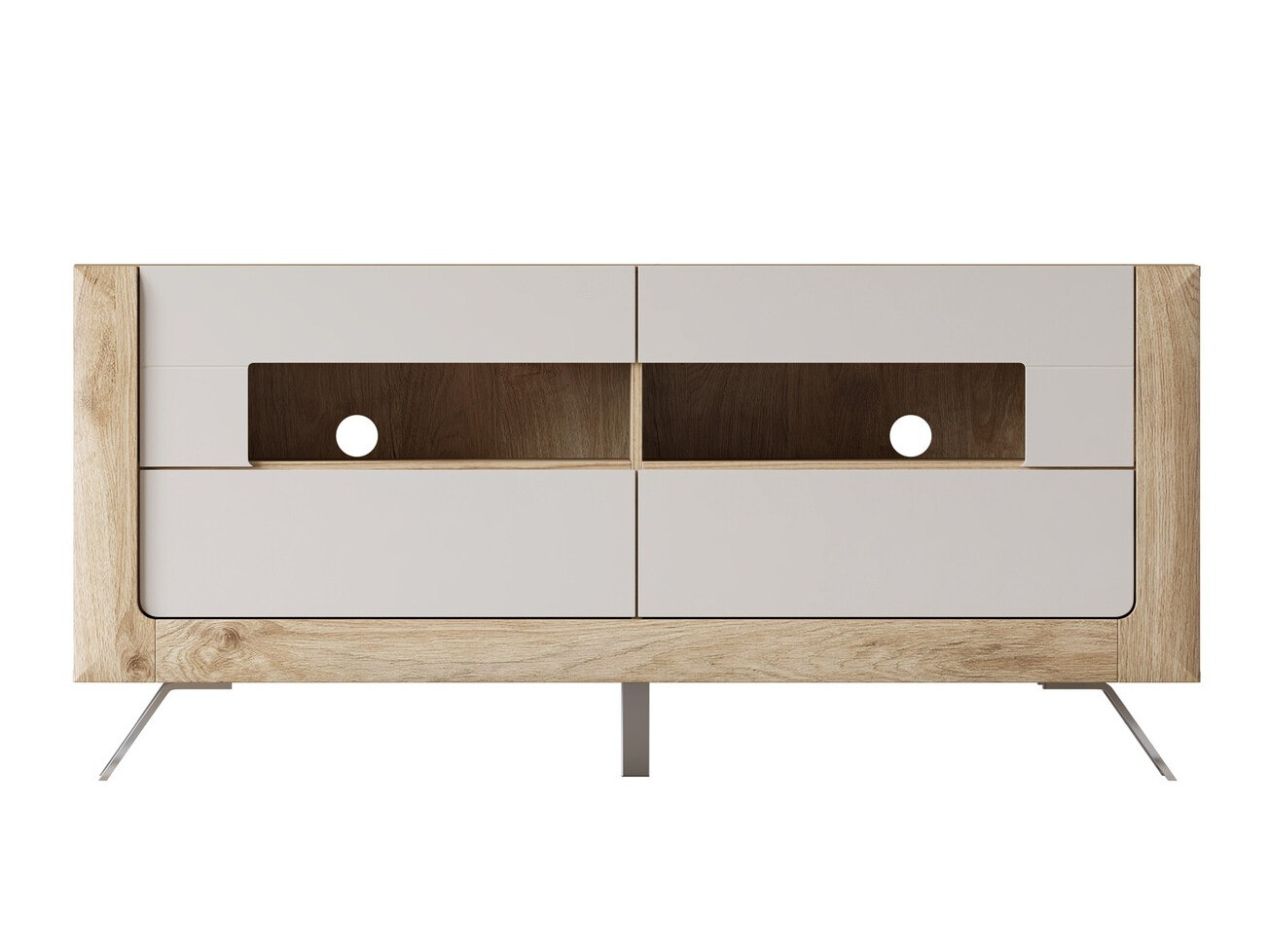 Mueble TV Sovera 105 (Roble dorado + Cachemira)