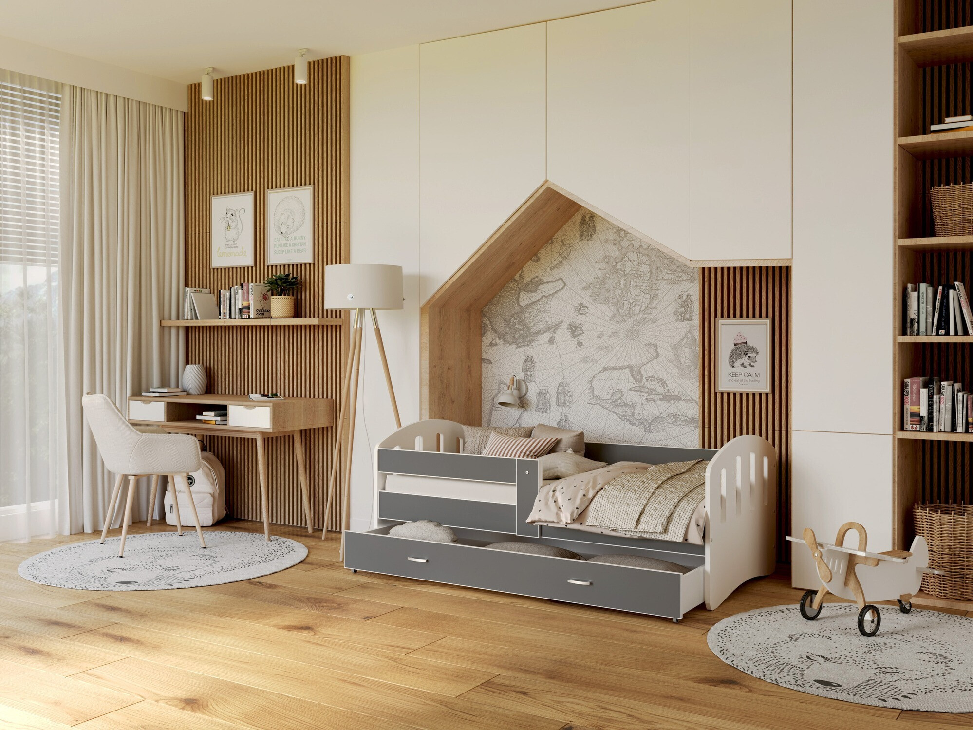 Cama Aurora 133 (Blanco)