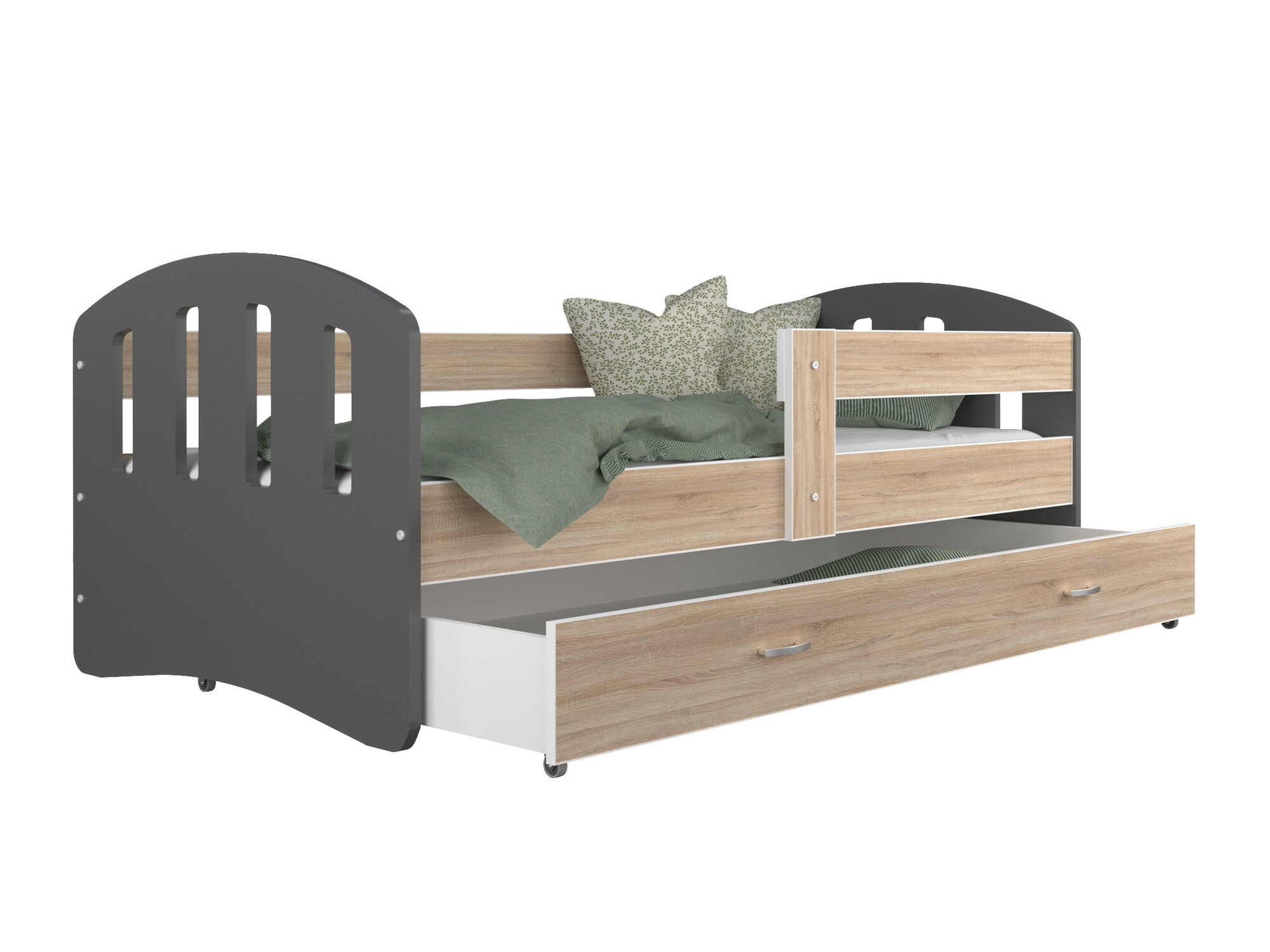 Cama Aurora 133 (Gris)