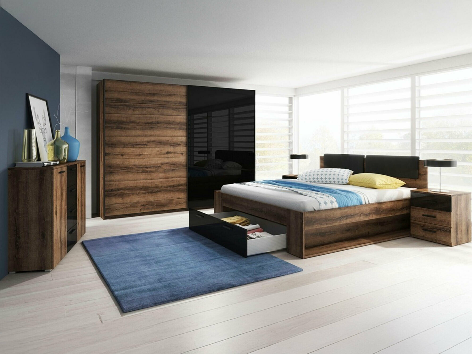 Conjunto de dormitorio Levruvu 113