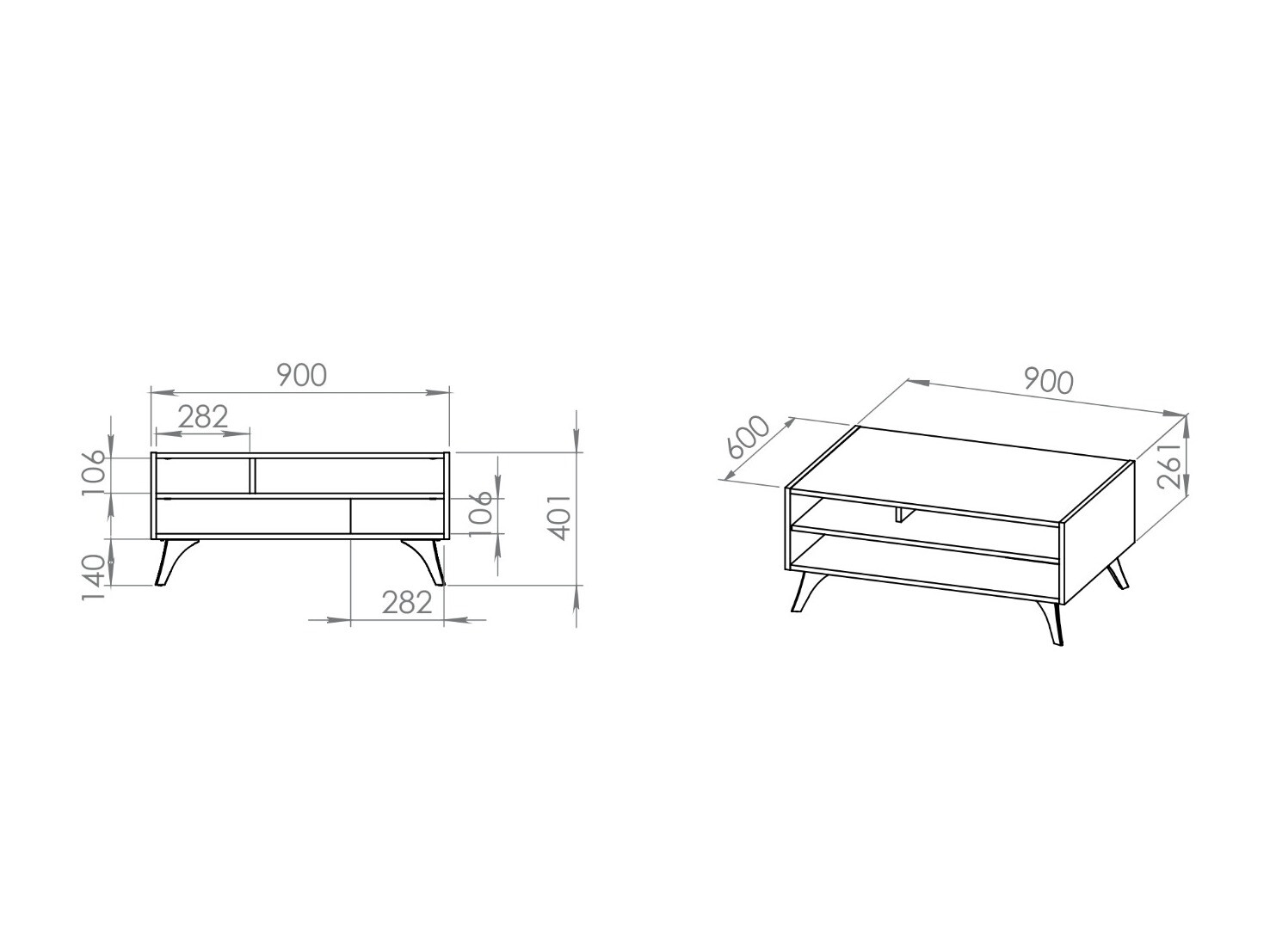 Mesa de centro Verenoa 104