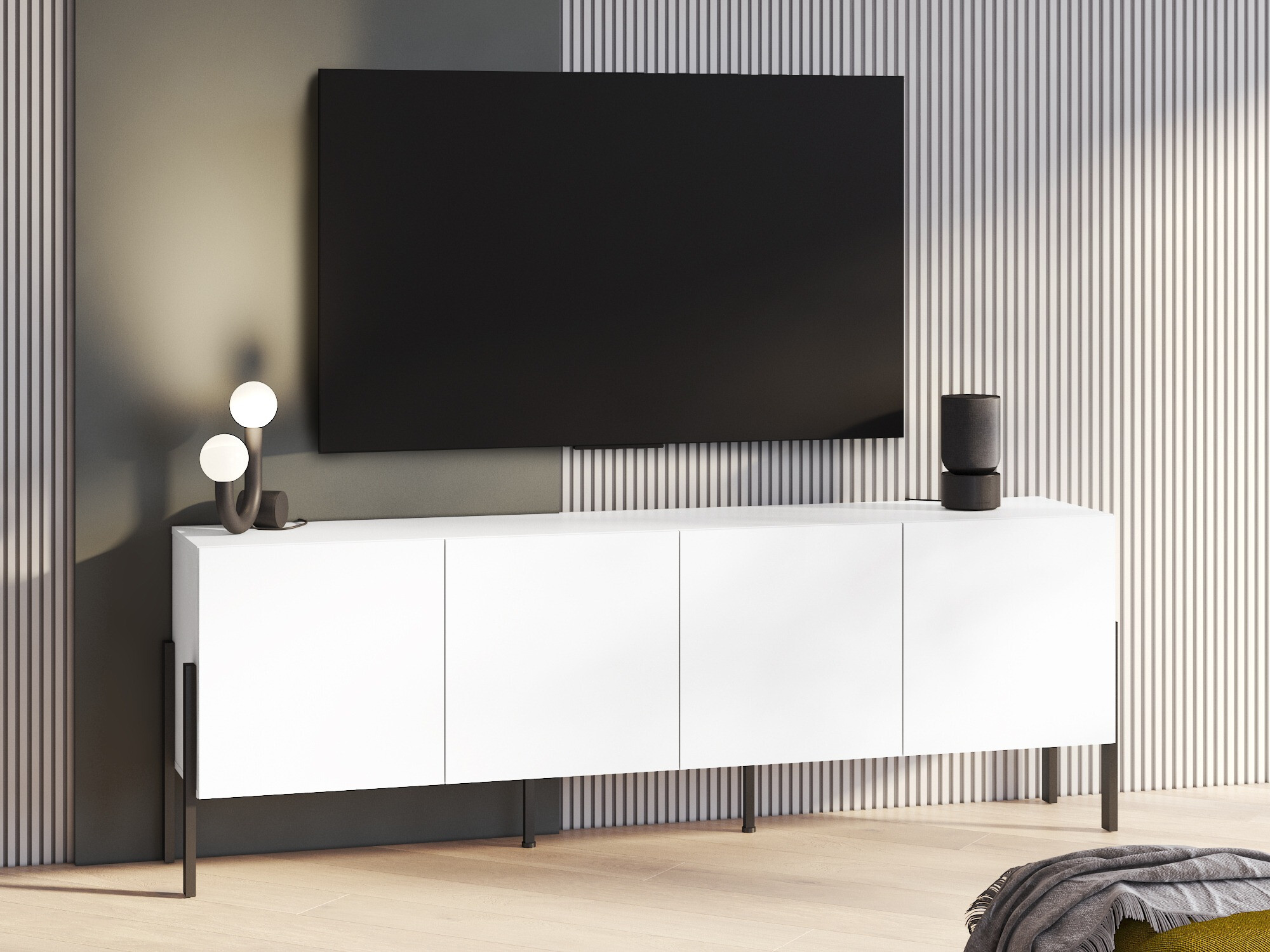 Mueble TV Etsore 100 (Blanco)