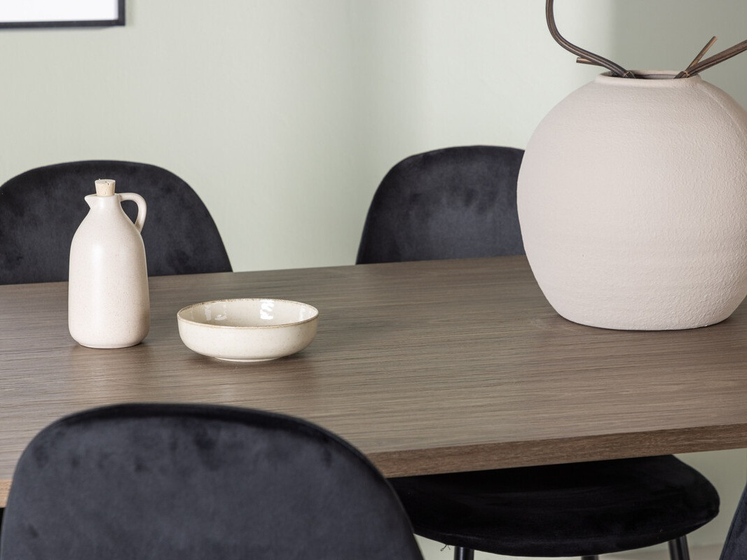 Conjunto de mesas y sillas para comedor Dallas 4612 (Marrón)