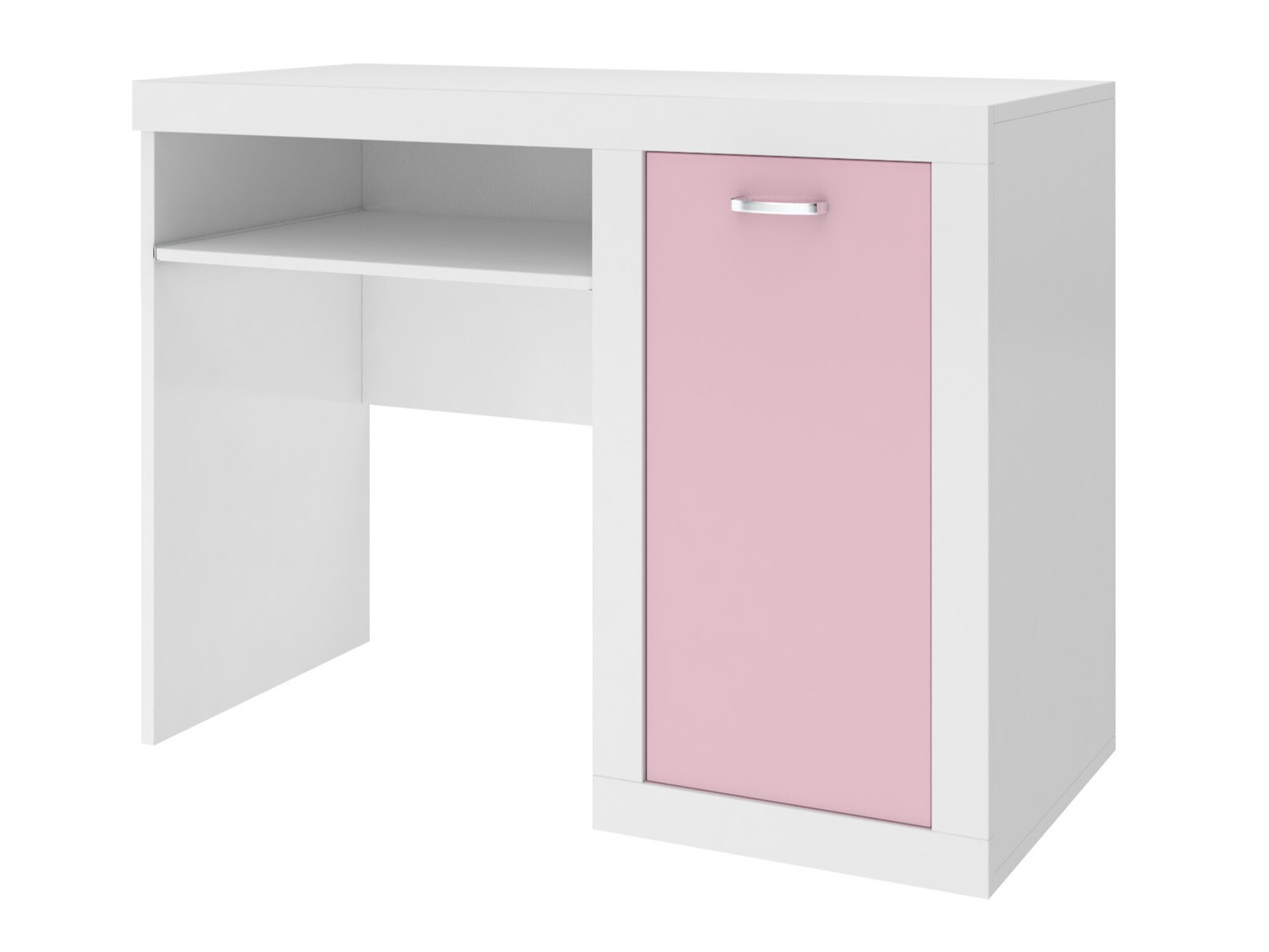 Mesa de oficina Tentive 102 (Blanco + Rosa)