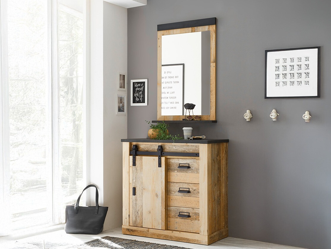 Conjunto para recibidor Cirtale 129 (Arbol envejecido + Antracita)