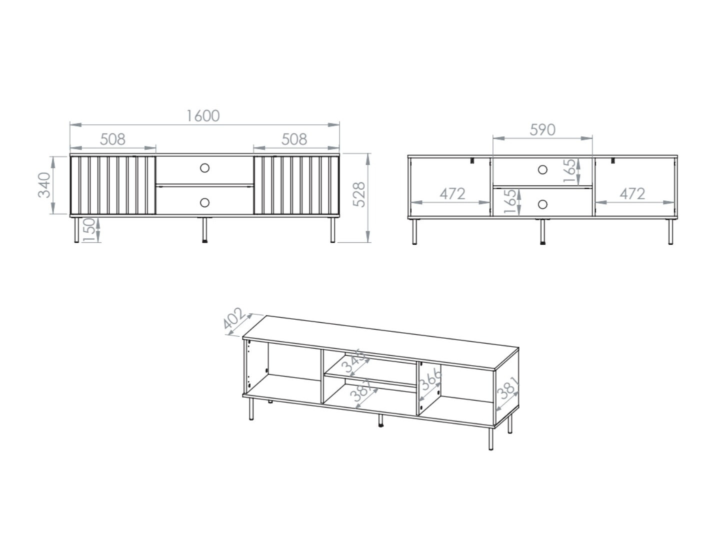Mueble TV Madison 181