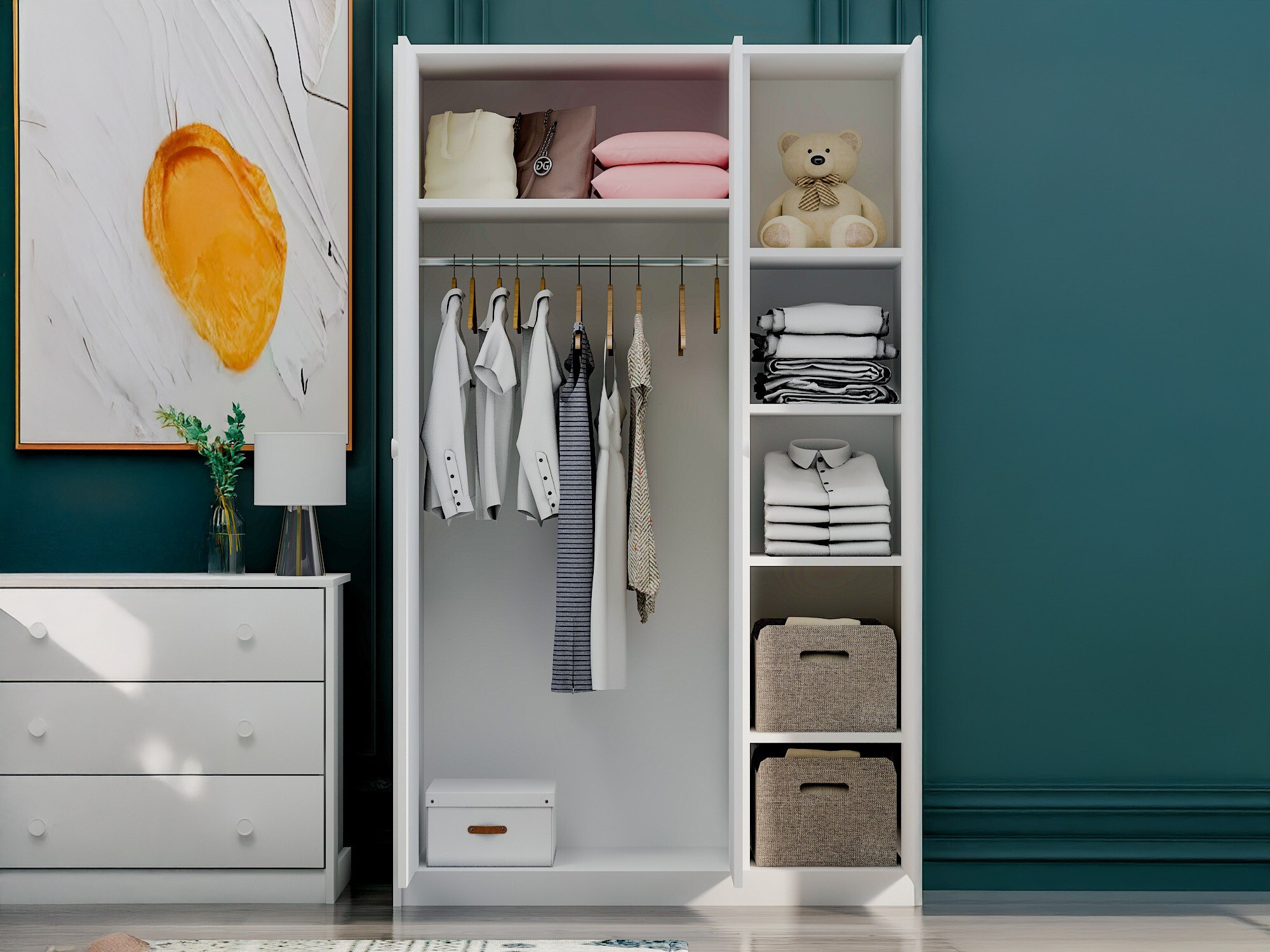 Armario Marelbe 101 (Blanco)