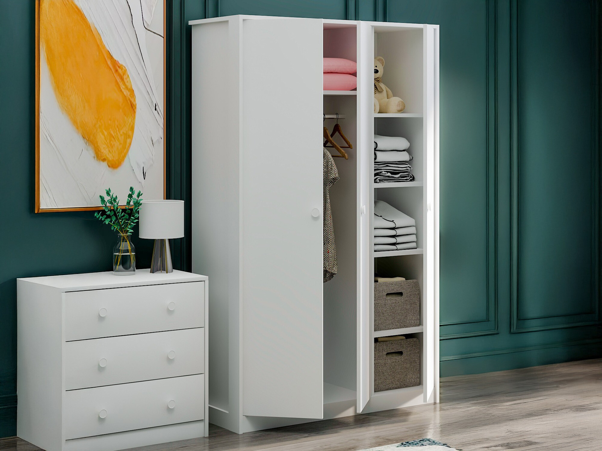 Armario Marelbe 101 (Blanco)