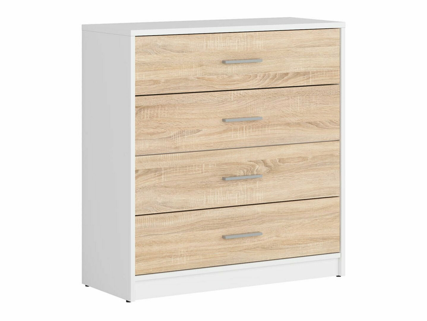 Cómoda Novsore 101 (Blanco + Roble Sonoma)