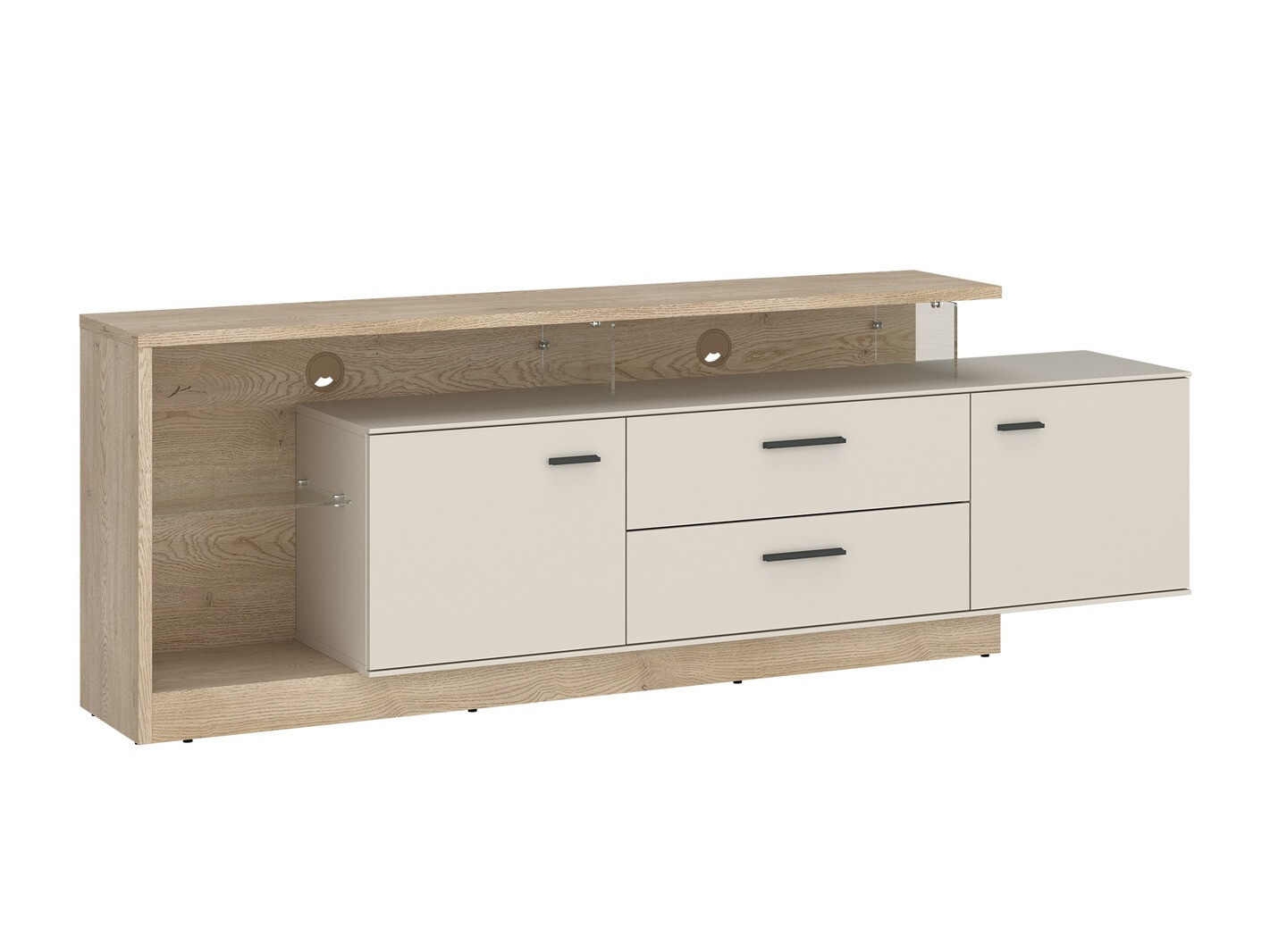Mueble TV Ontario 137 (Roble Sonoma + Cachemira)