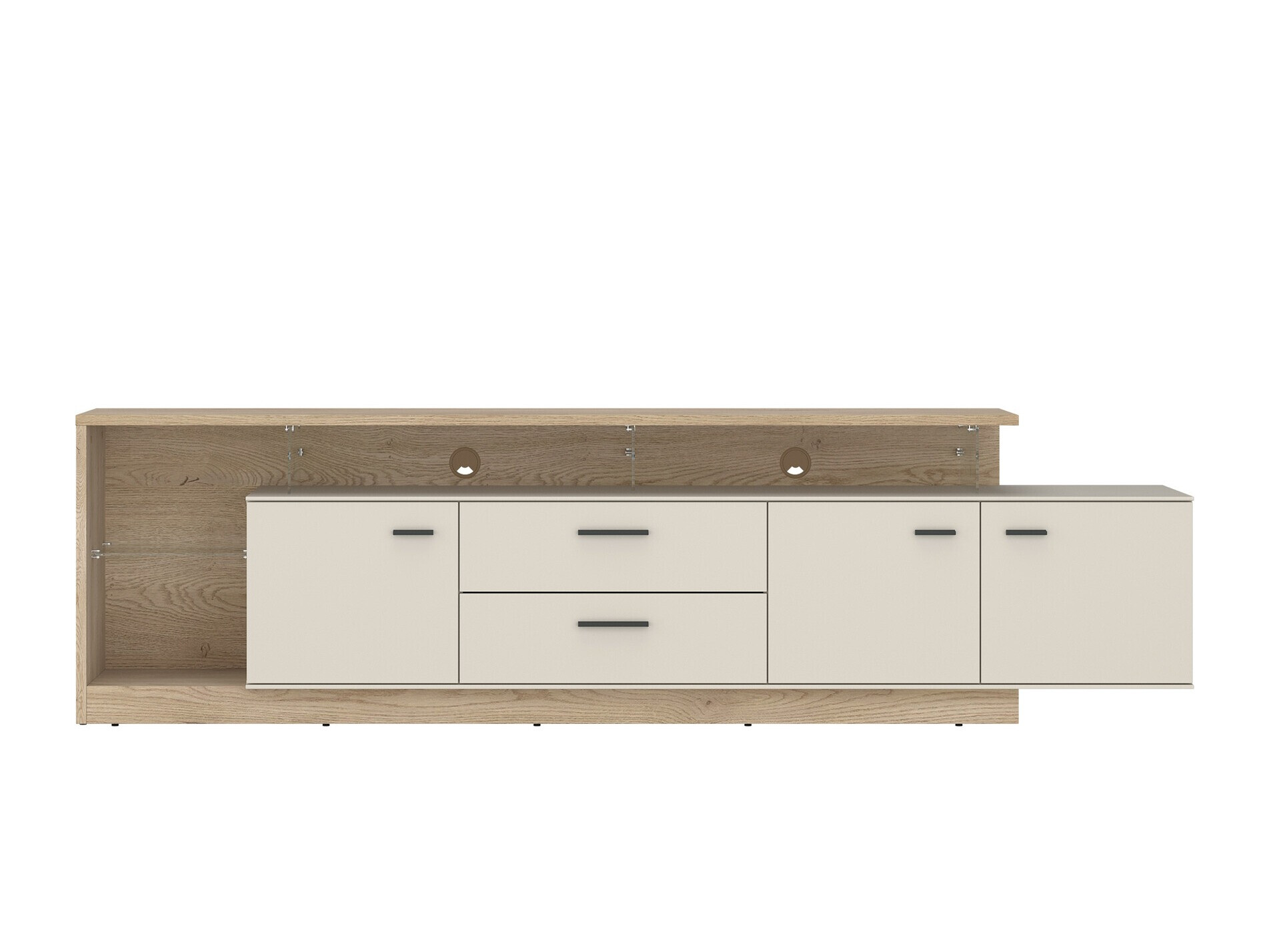 Mueble TV Ontario 138 (Roble Sonoma + Cachemira)