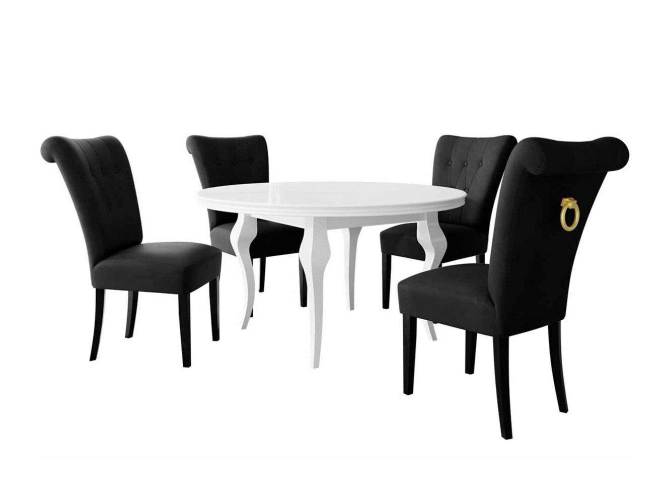 Conjunto de comedor Racine 143 (Dorado)