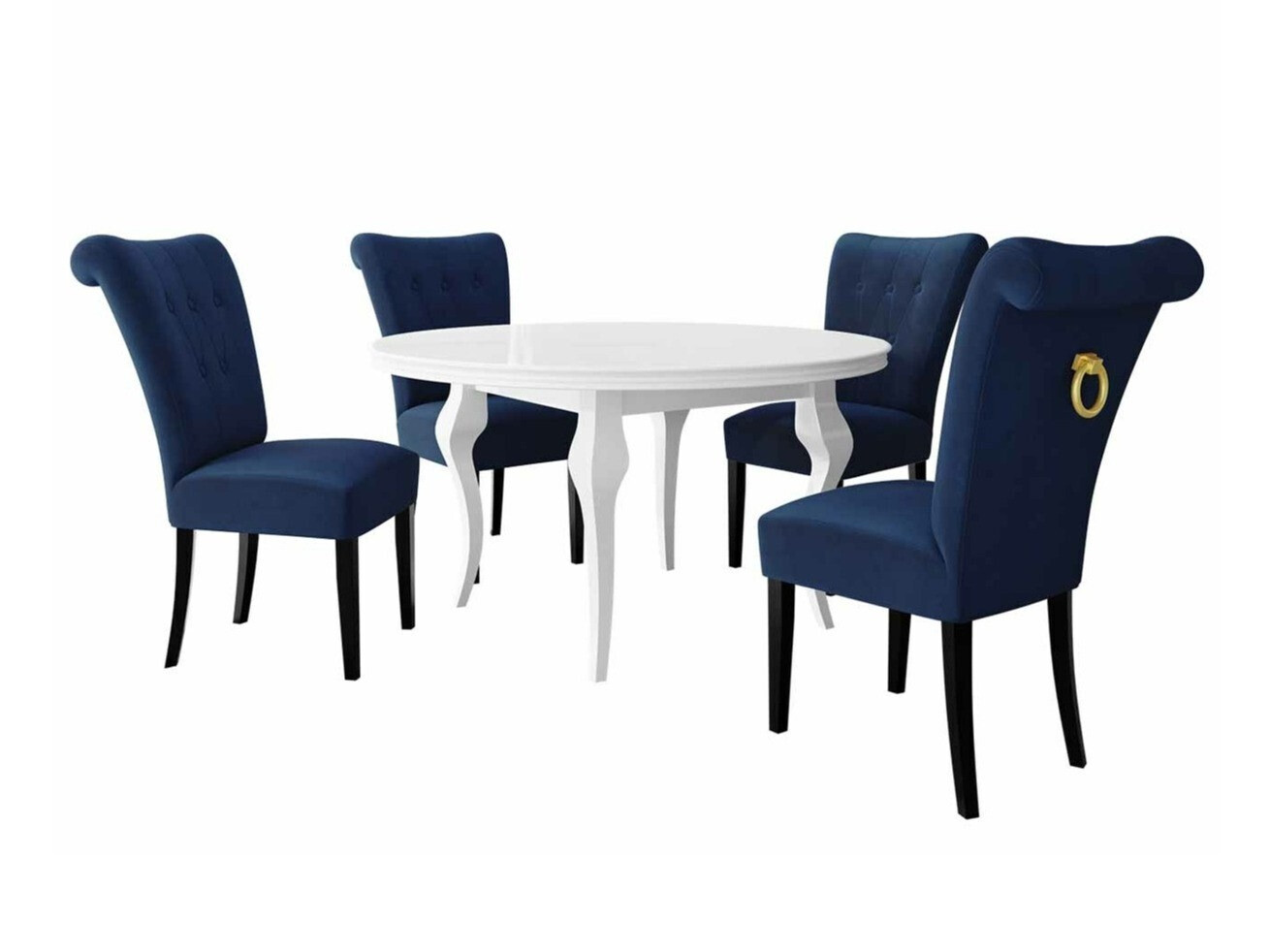 Conjunto de comedor Racine 143 (Dorado)