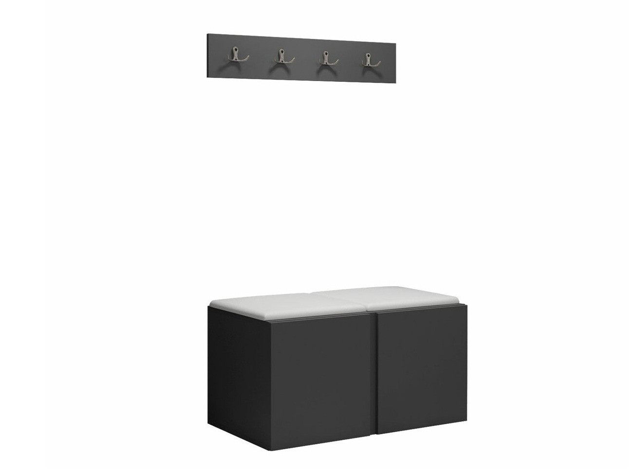 Conjunto para recibidor Hartford 275 (Cuero ecológico Soft 017)