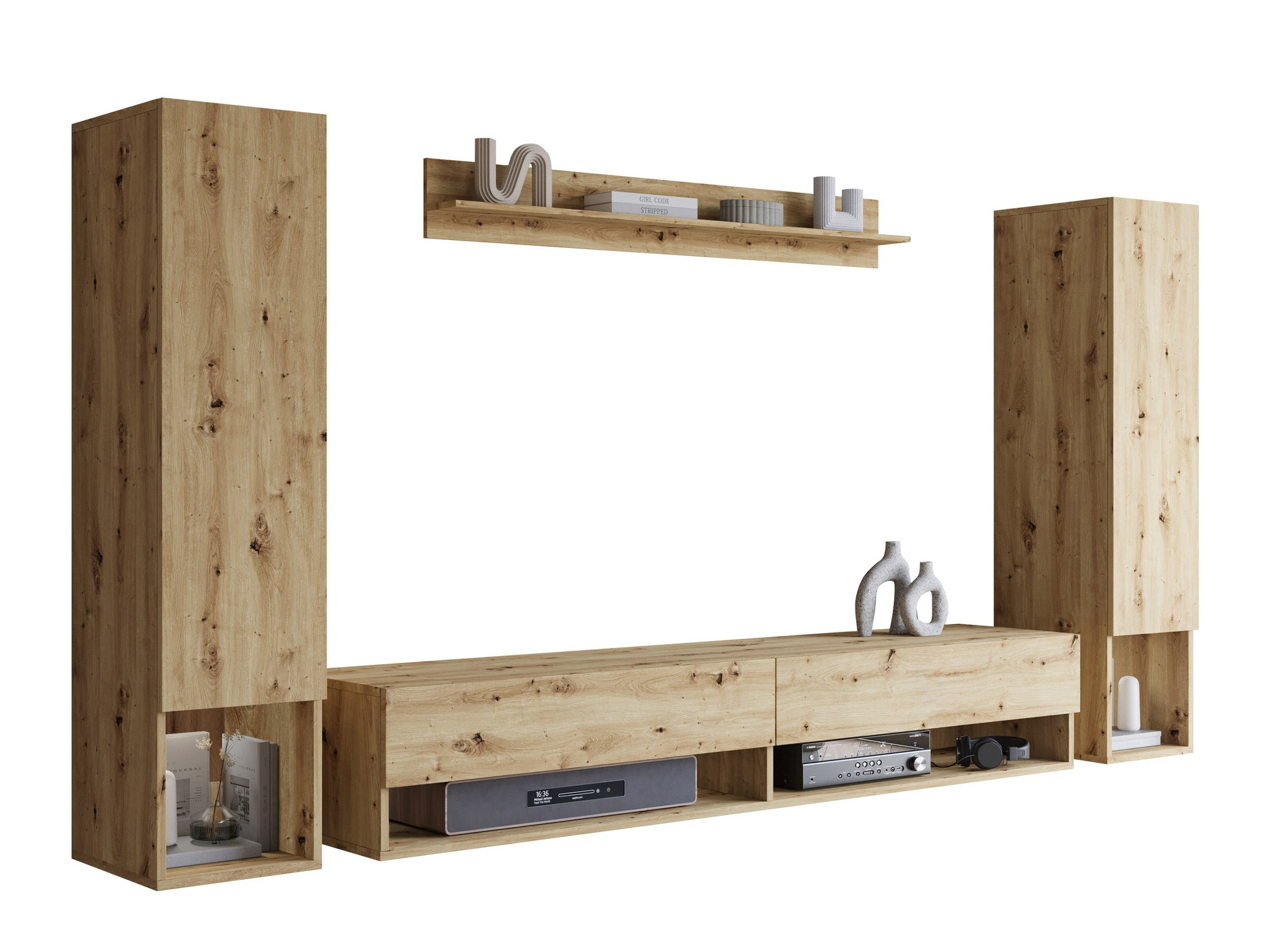 Conjunto de salón Sarasota 176 (Roble Artisan)