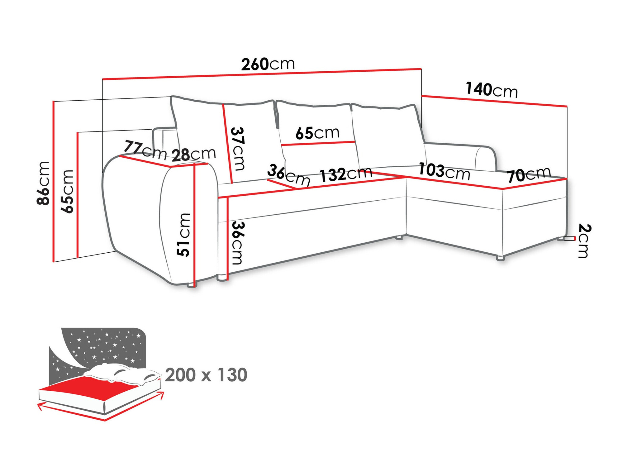 Sofá rinconero Memphis 148 (Lux 05 + Lux 23)