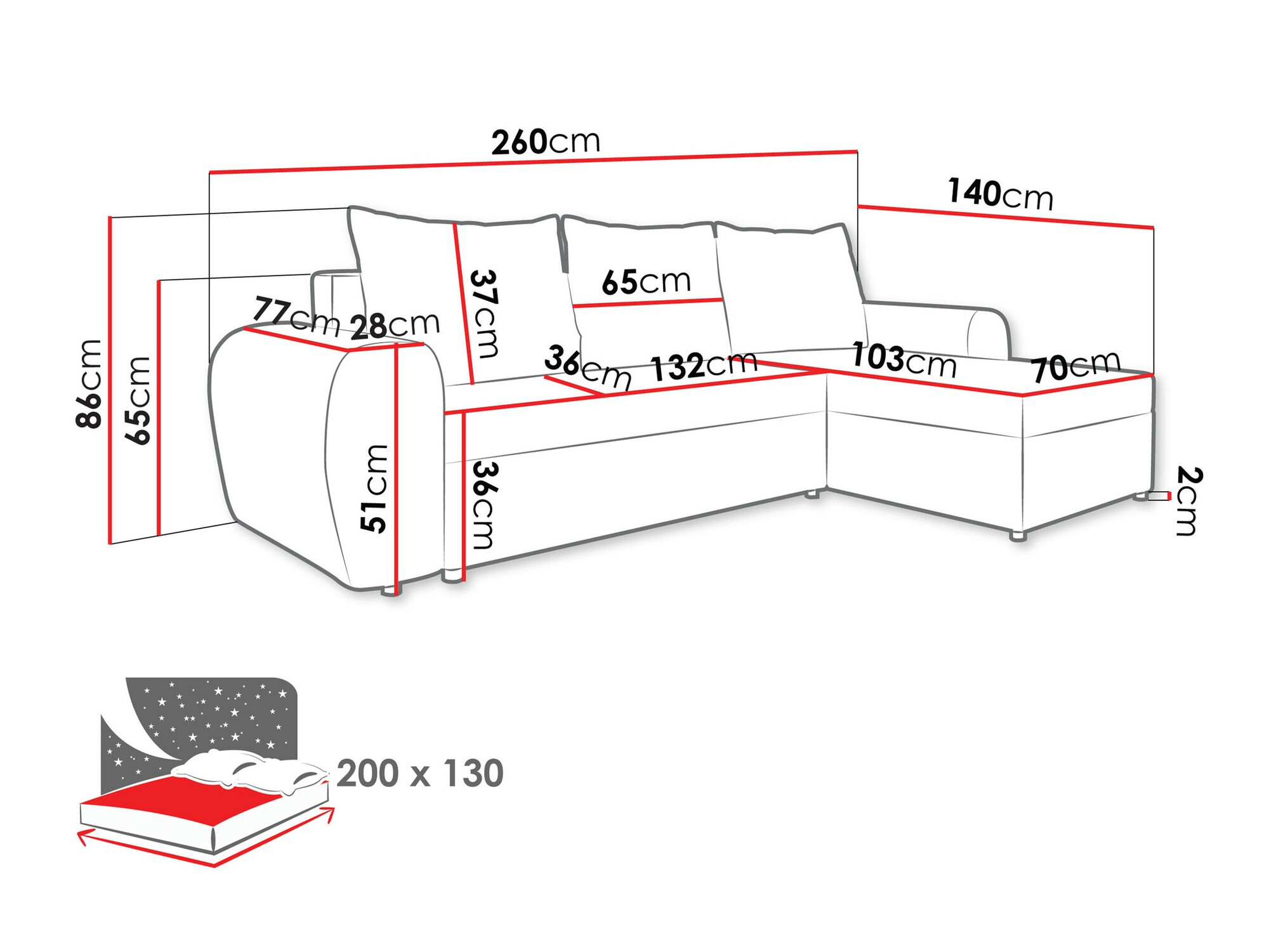 Sofá rinconero Memphis 148 (Lux 05)