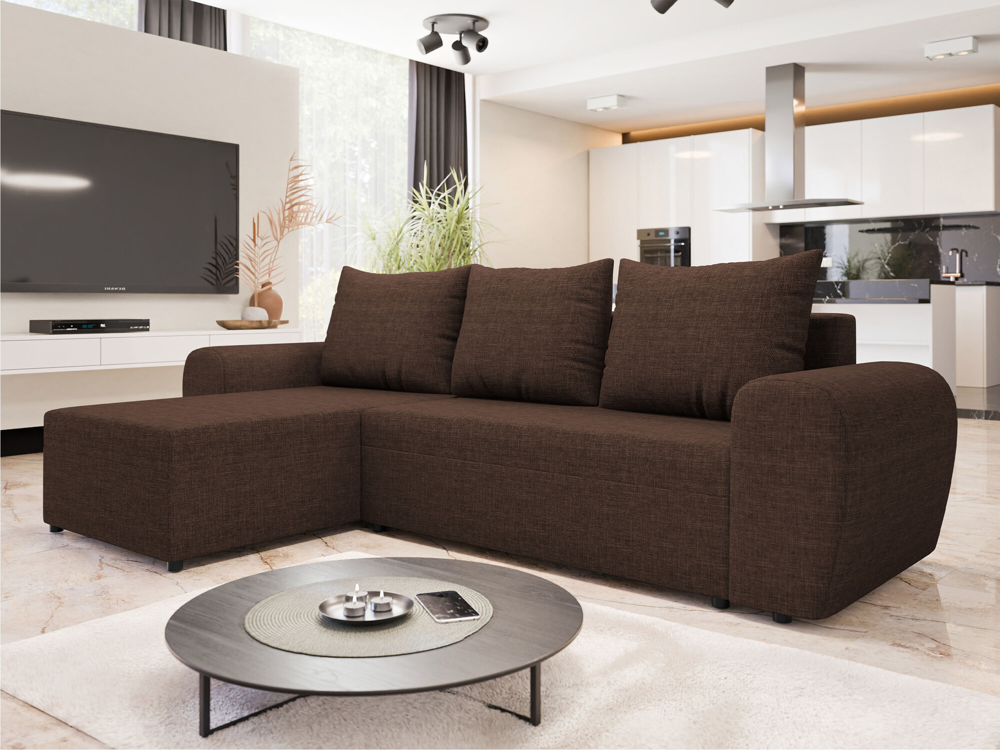 Sofá rinconero Memphis 148 (Lux 12)