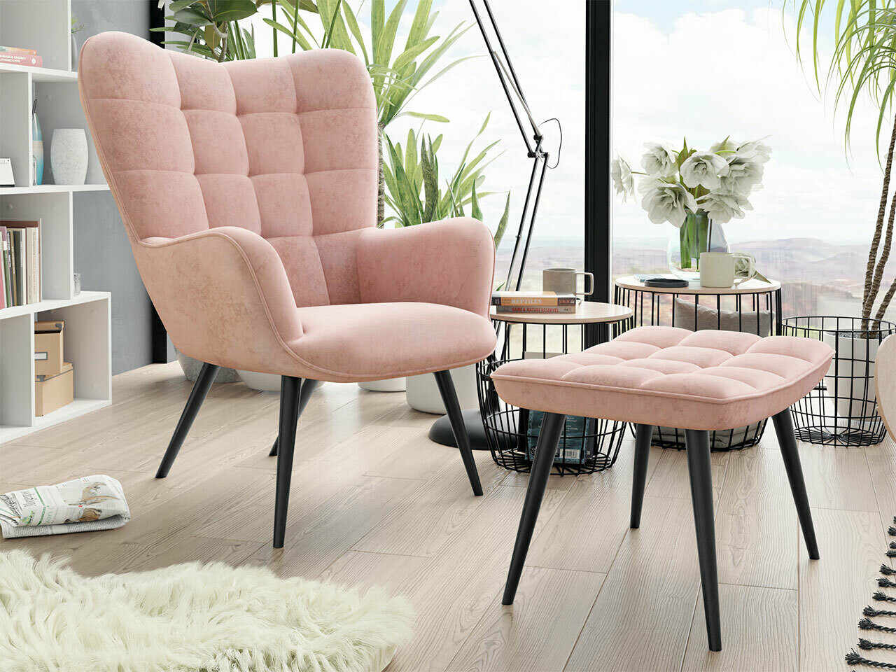 Sillón Comfivo Cautio (Rosa)