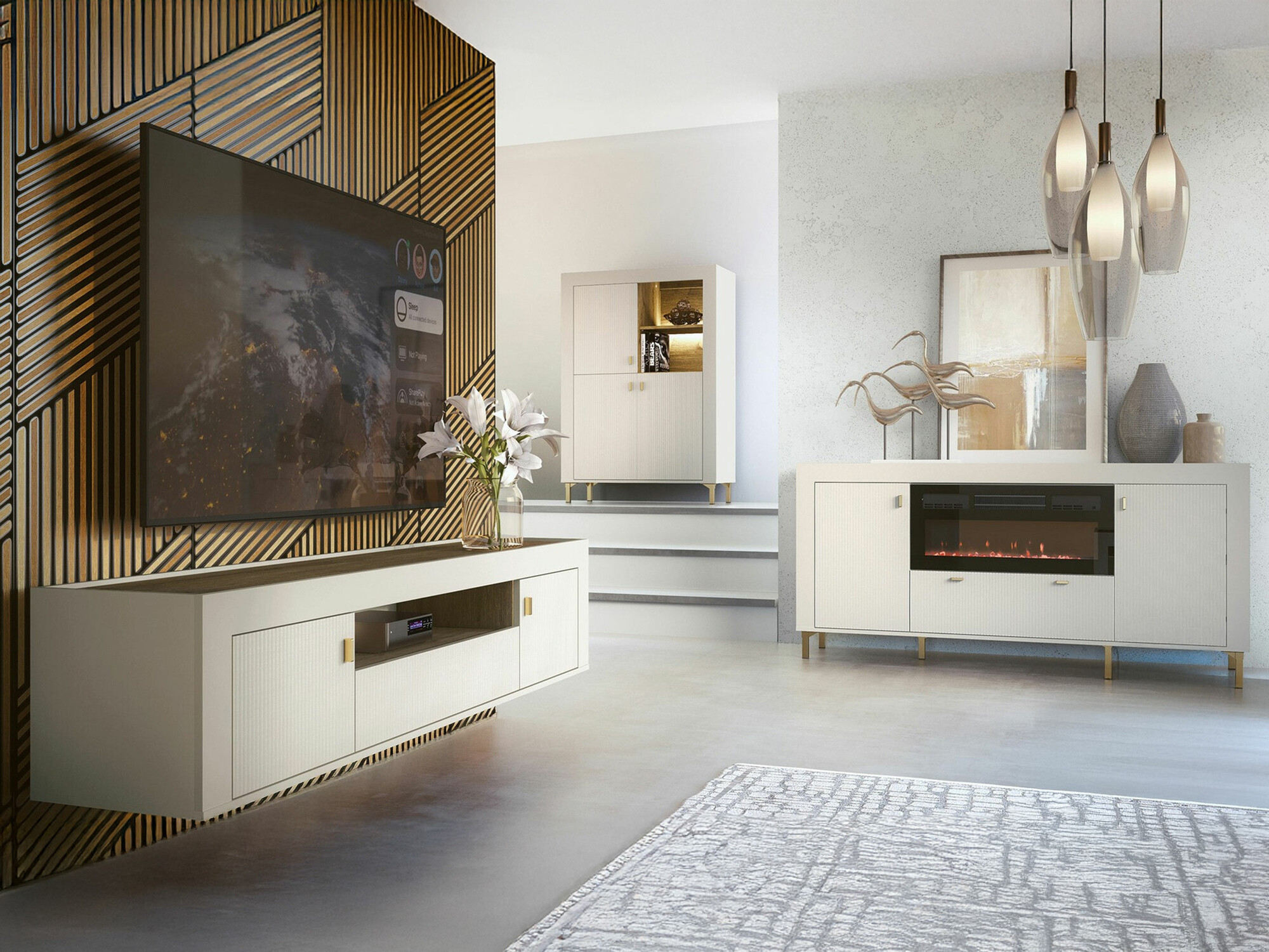 Conjunto de salón Mormavu 115 (Cachemira)