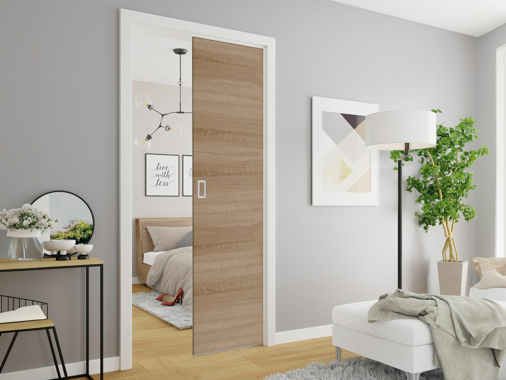 Puerta corredera Dover 184 (Roble Sonoma)