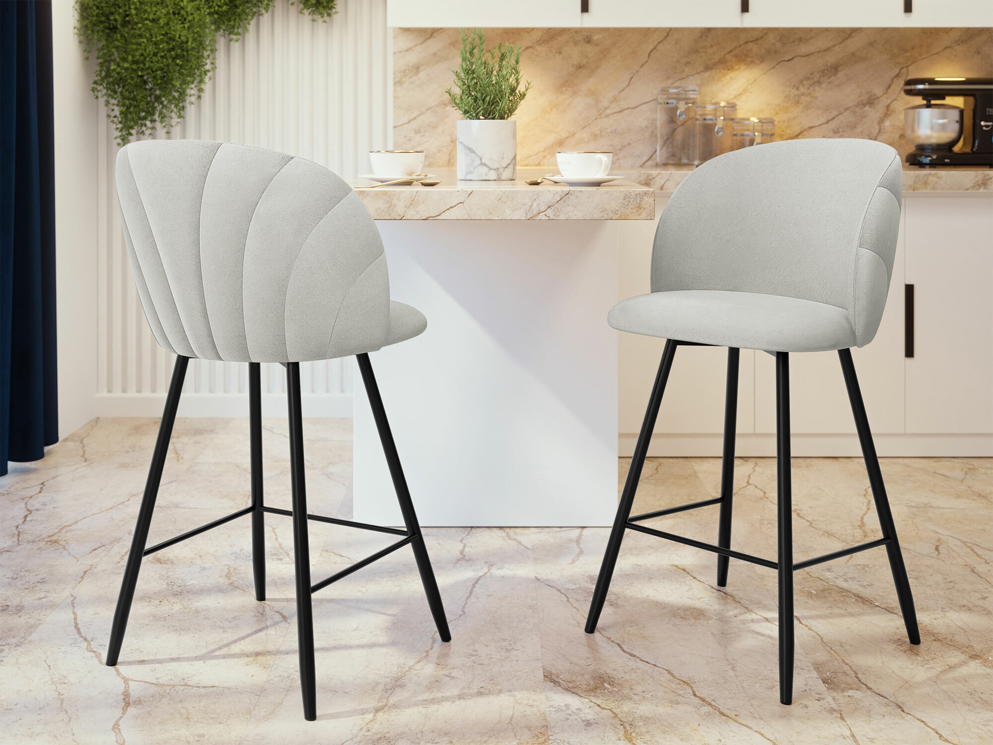 Silla de barra Sparks 204 (Royal Velvet 01)