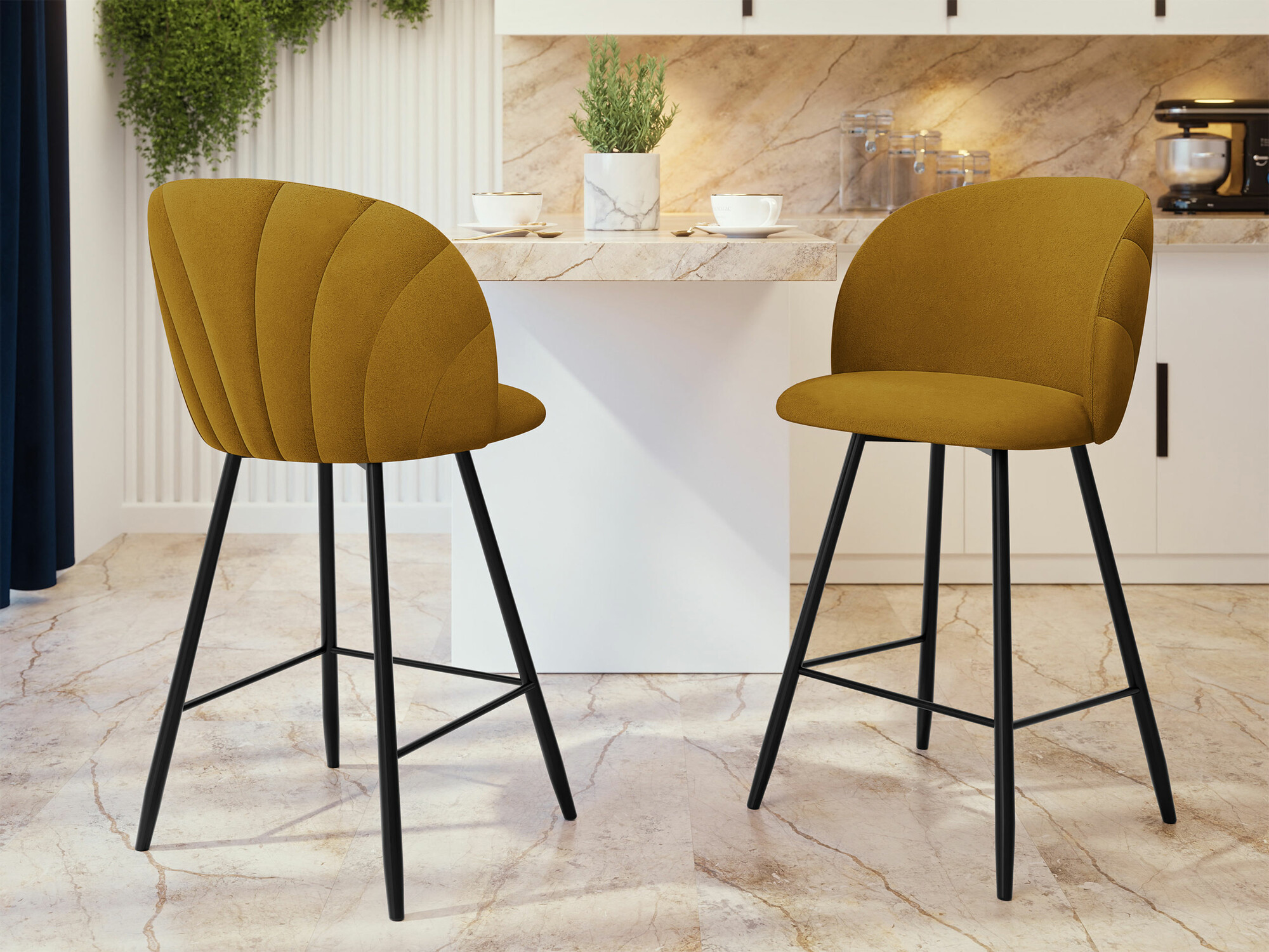 Silla de barra Sparks 204 (Royal Velvet 10)