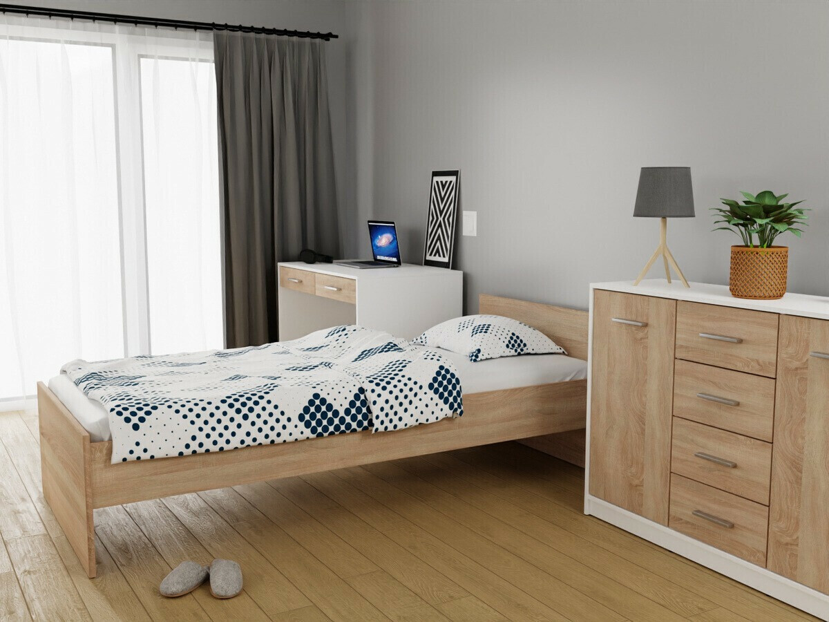 Cama Novsore 126 (Roble Sonoma)