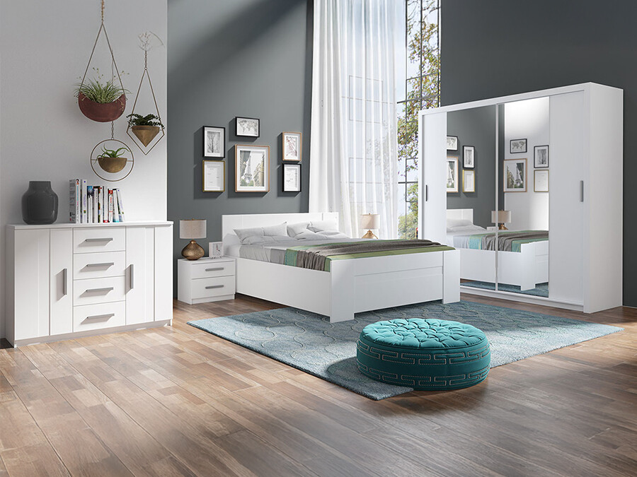 Conjunto de dormitorio Catromi 115 (Blanco)