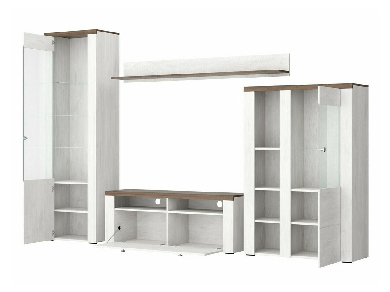 Conjunto de salón Salelbo 100 (Nuez)