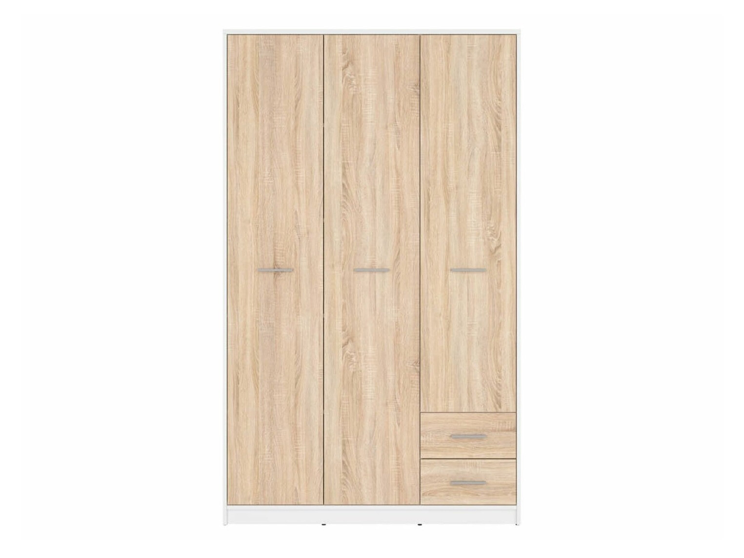 Armario Novsore 134 (Blanco + Roble Sonoma)