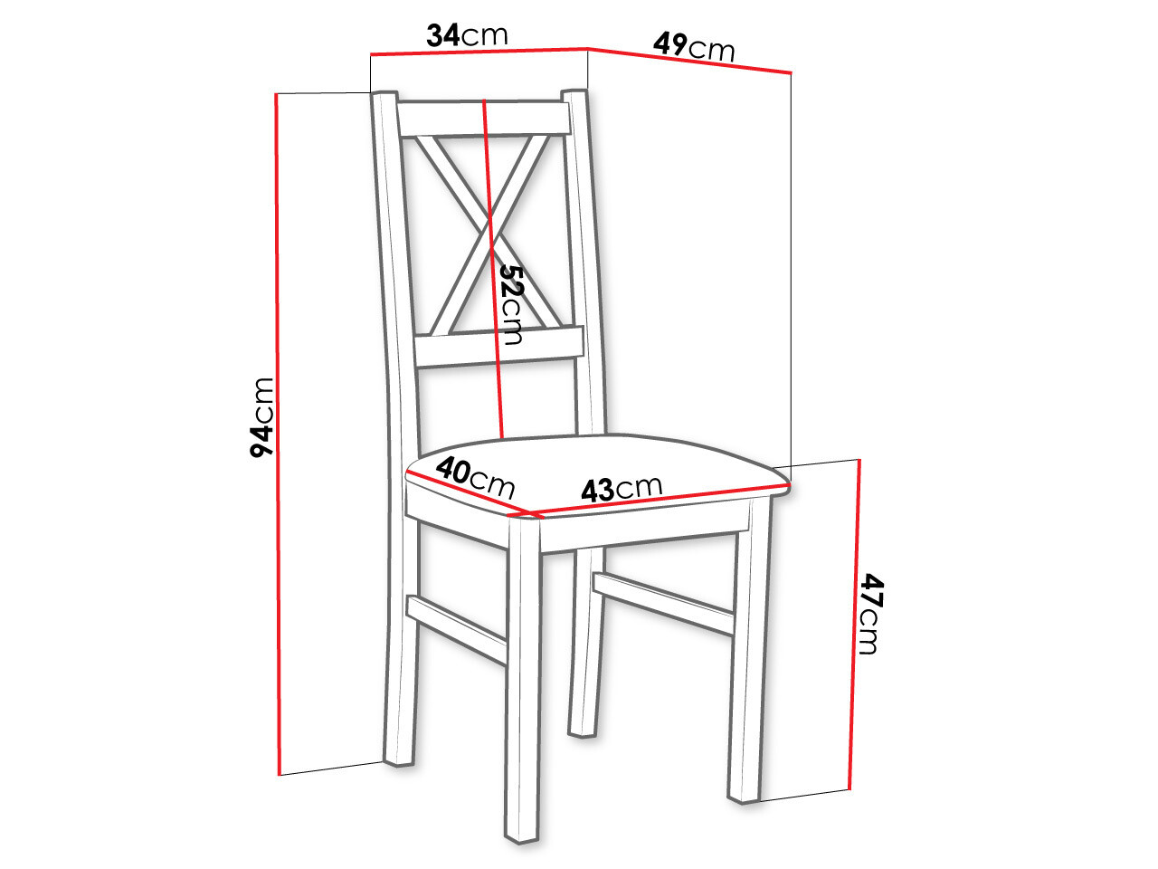 Silla Victorville 173 (Blanco)